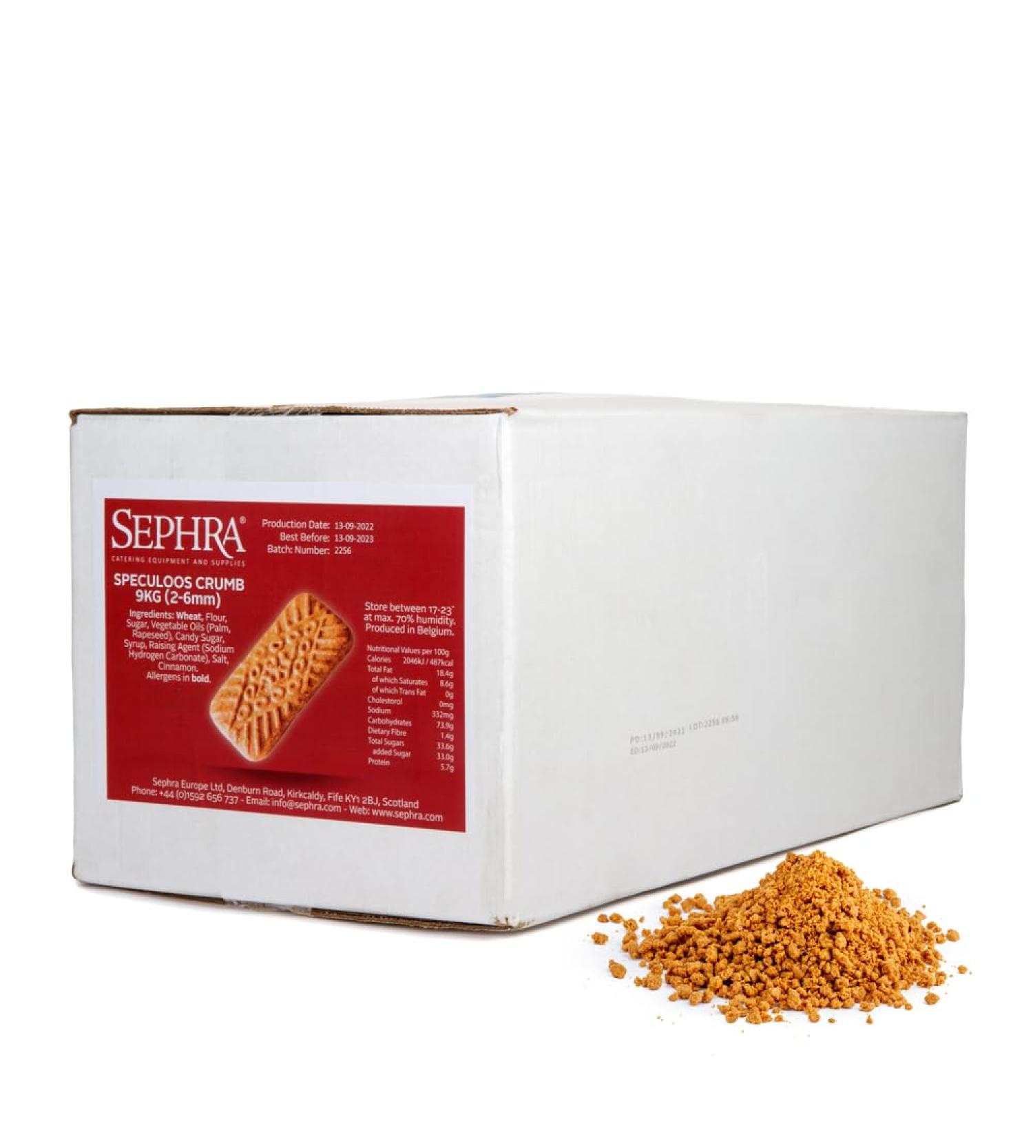 Sephra Speculoos Caramelised Biscuit Crumb 9kg - Buy Online on SooperMarket.com
