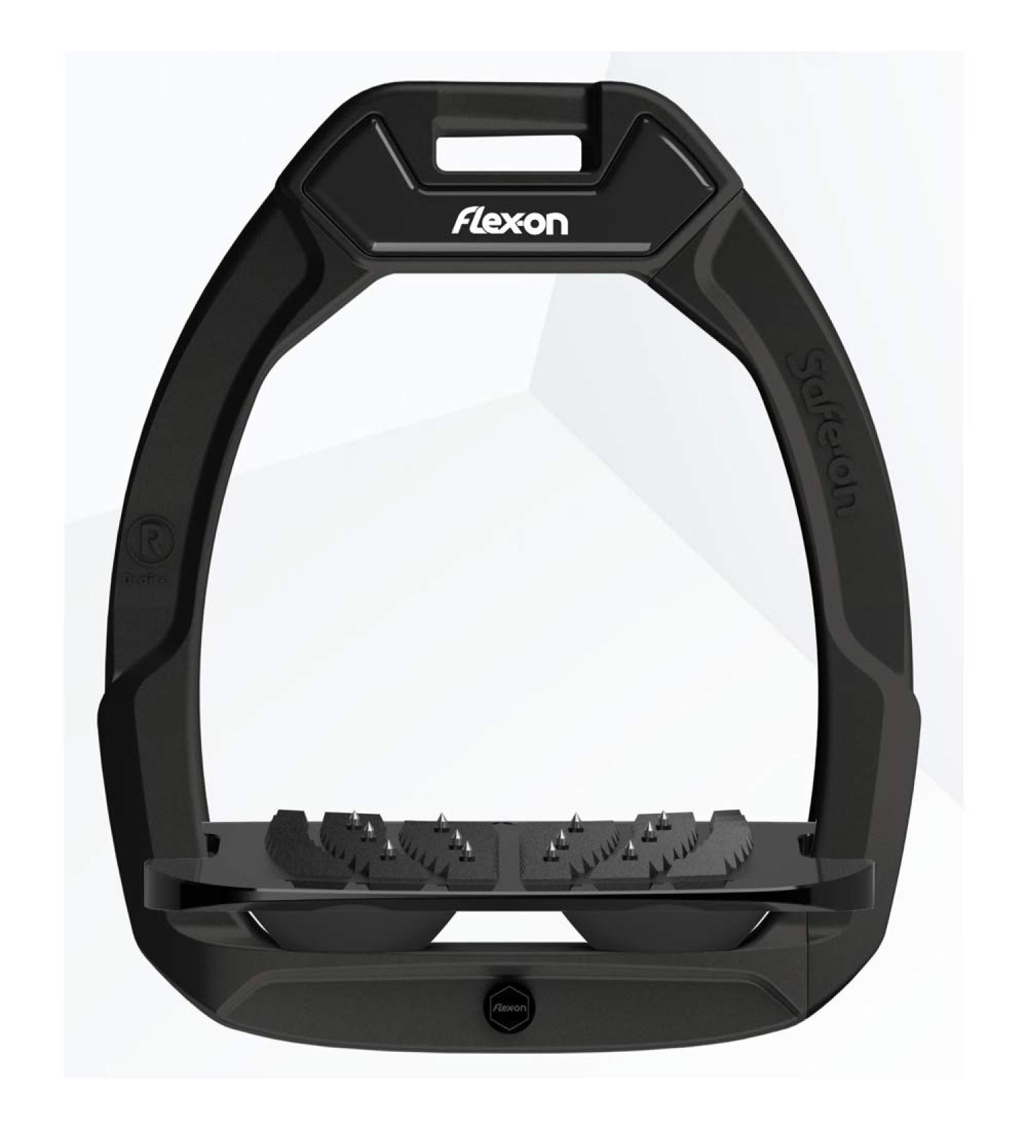 Flex-on Safe-on Safety Stirrups Black/Black/Black/Black Incline Ultra Grip