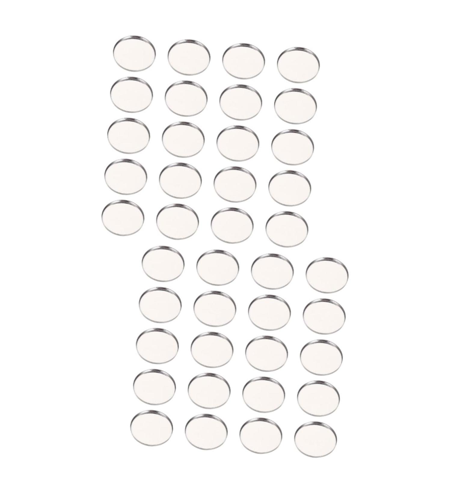 Beavorty 100 Pcs Eye Shadow Disk Eyeshadow Makeup Pans Diy Cosmetic Pallet Miss Plate Stainless Steel - Buy Online on SooperMarket.com