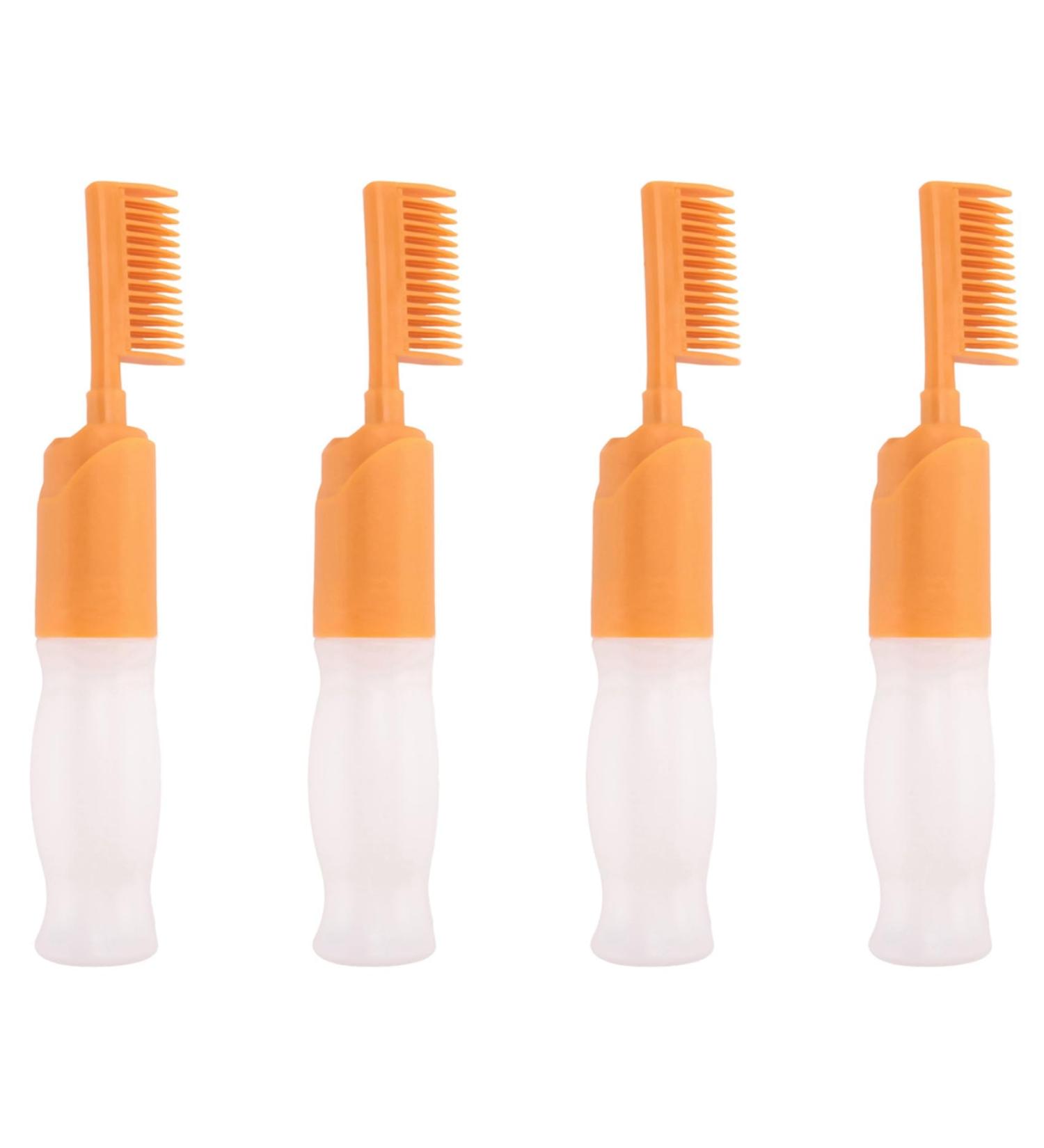 BLASHRD 4X Hair Dyeing Comb Hair Dyeing Brush with Bottle DIY Combing Salon Dyeing Baking Oil Brush Hair Dye Tool - Buy Online on SooperMarket.com