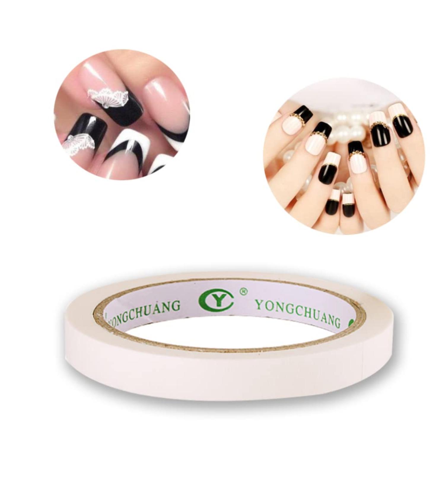 1 Roll Nail Tape Strips Nail Art Tape Nail Art Adhesive Tape Nail Art Tips Guide Creative DIY Nail Art Supplies Convenient Nail Sticker Manicure Tools - Buy Online on SooperMarket.com