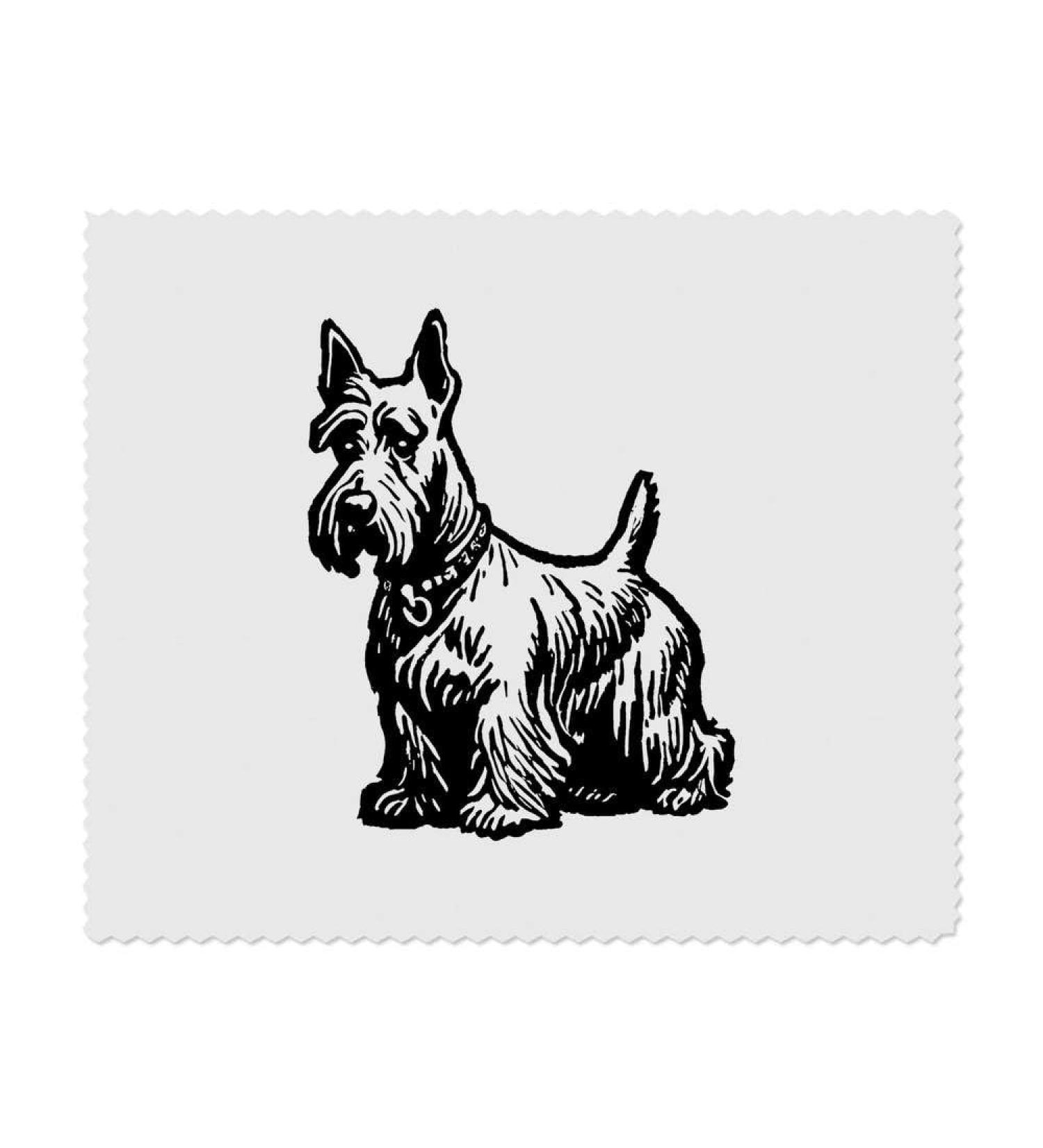 Shop 2 x Scottish Terrier Dog Microfiber Cleaning Cloths | Perfect for Pet Lovers | Fast International Shipping - Buy Online on SooperMarket.com