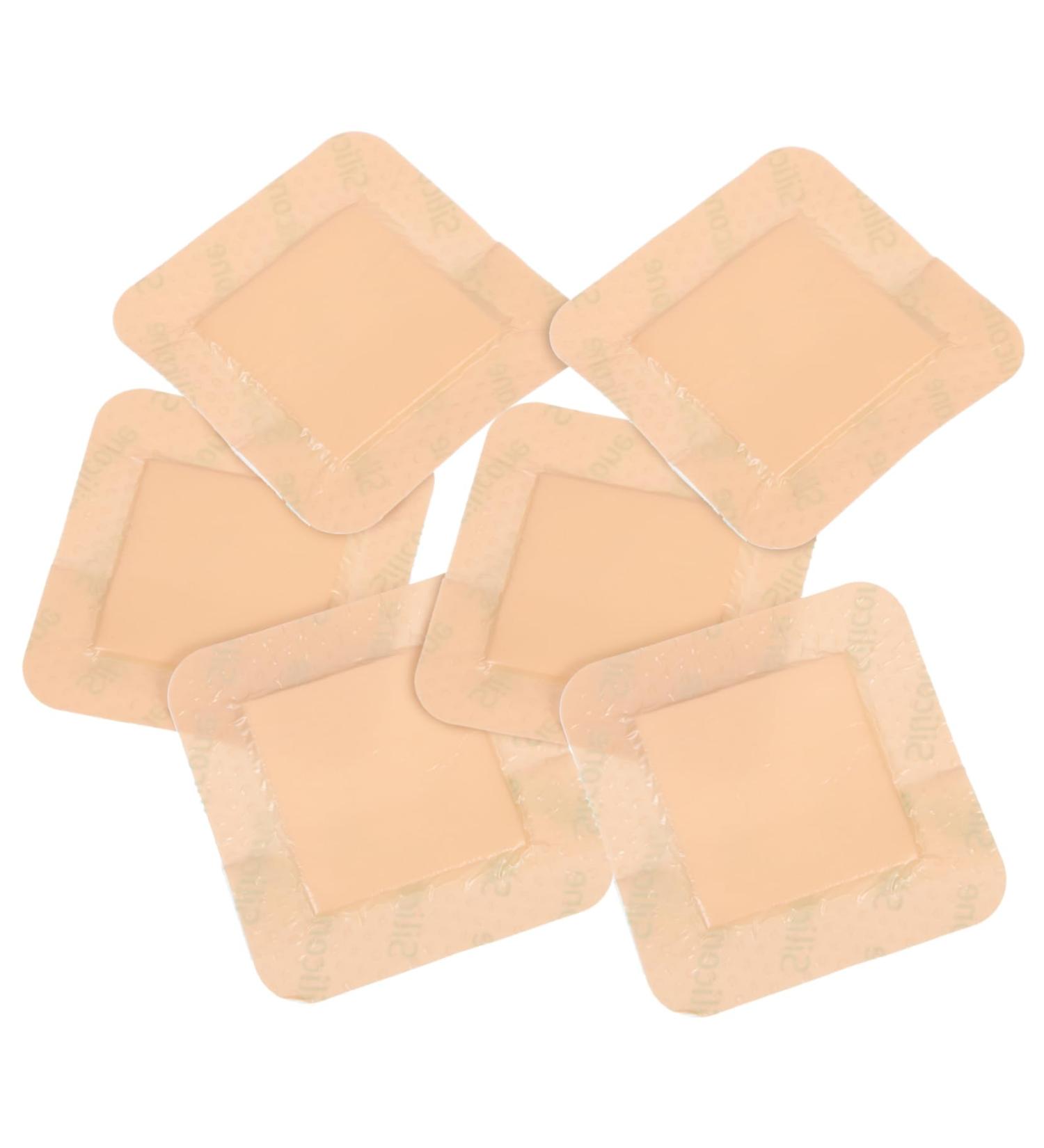 OHPHCALL 6pcs Gel Scar Patches - Silicone Bordered Hydrocolloid Patches for Scars - Buy Online on SooperMarket.com