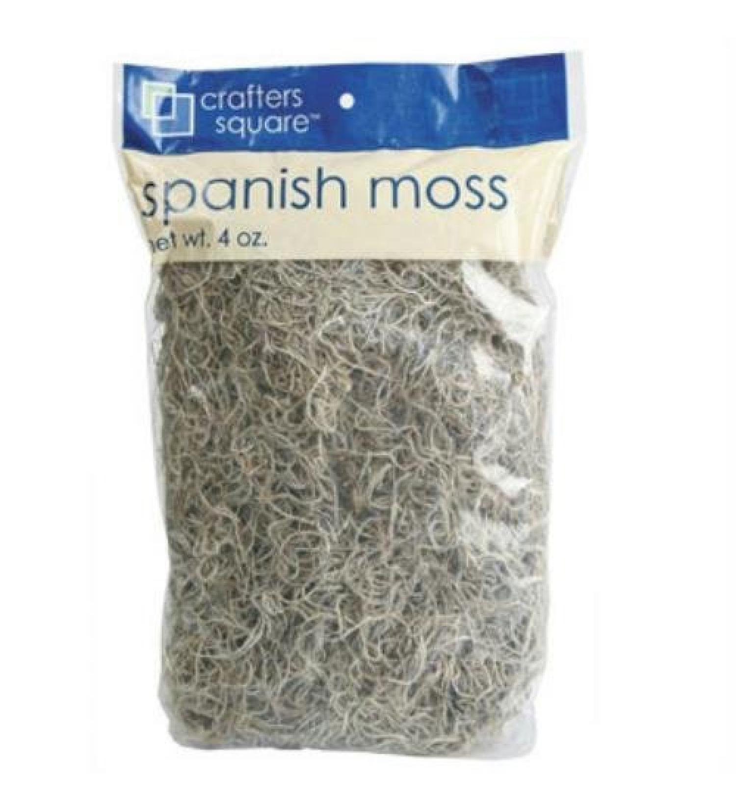 Crafters Square Natural Tone Spanish Moss 125 Cubic Inches (Pack of 2)