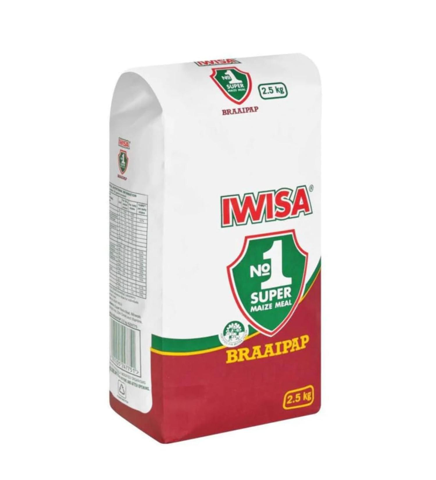 Iwisa Braaipap 2.5 kg Box of 8-Fd
