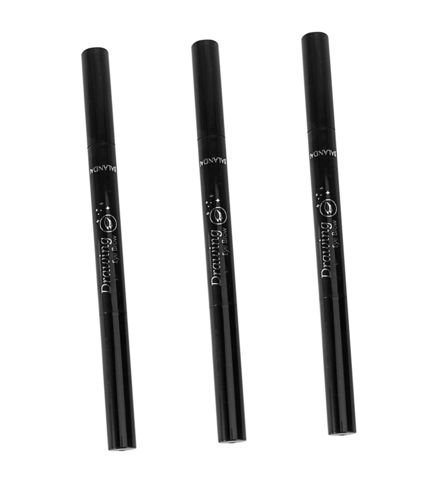 HAPINARY 3pcs Makeup Eyebrow Pencils Eyebrow Pencil Brush Long Lasting Eyebrow Pencils Chocolate - Buy Online on SooperMarket.com