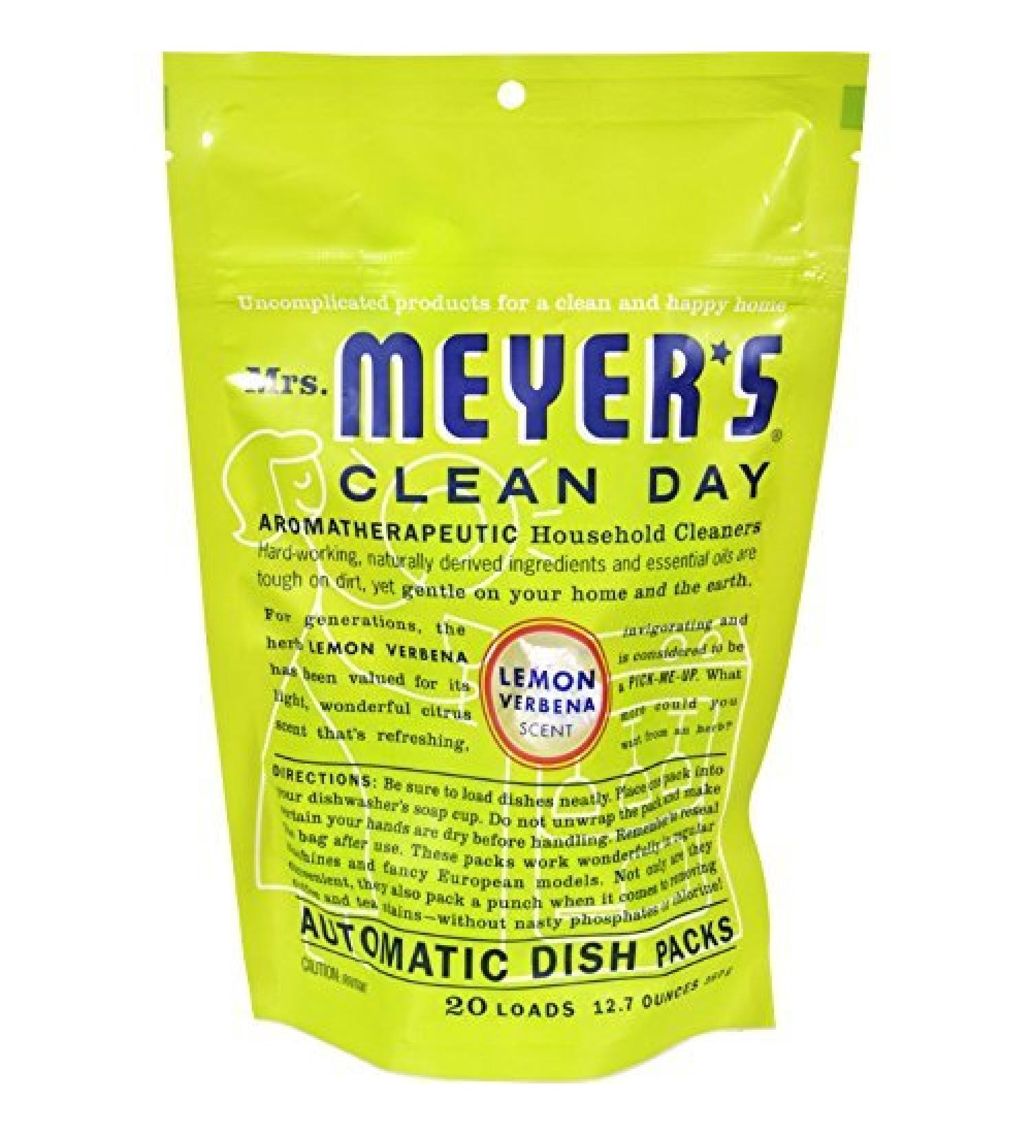 Mrs. Meyer'S Auto Dshwsh Pks Lem Verb 12.7 Oz
