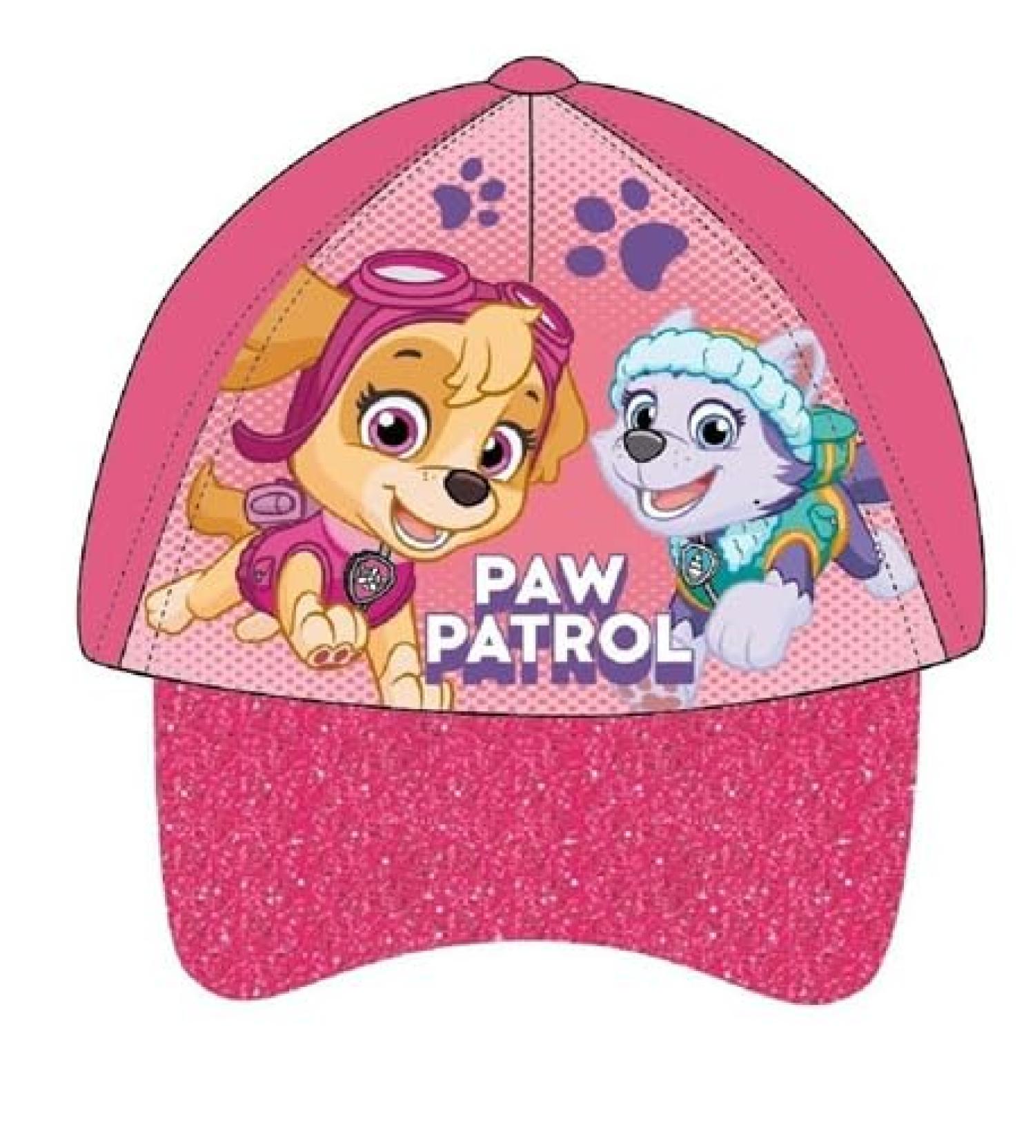 PAW Patrol Baseball Cap Cap Sun Hat for Girls with Velcro Fastener from 2-10 Years 100% UV Protection Summer Gift 53 Fushia-1