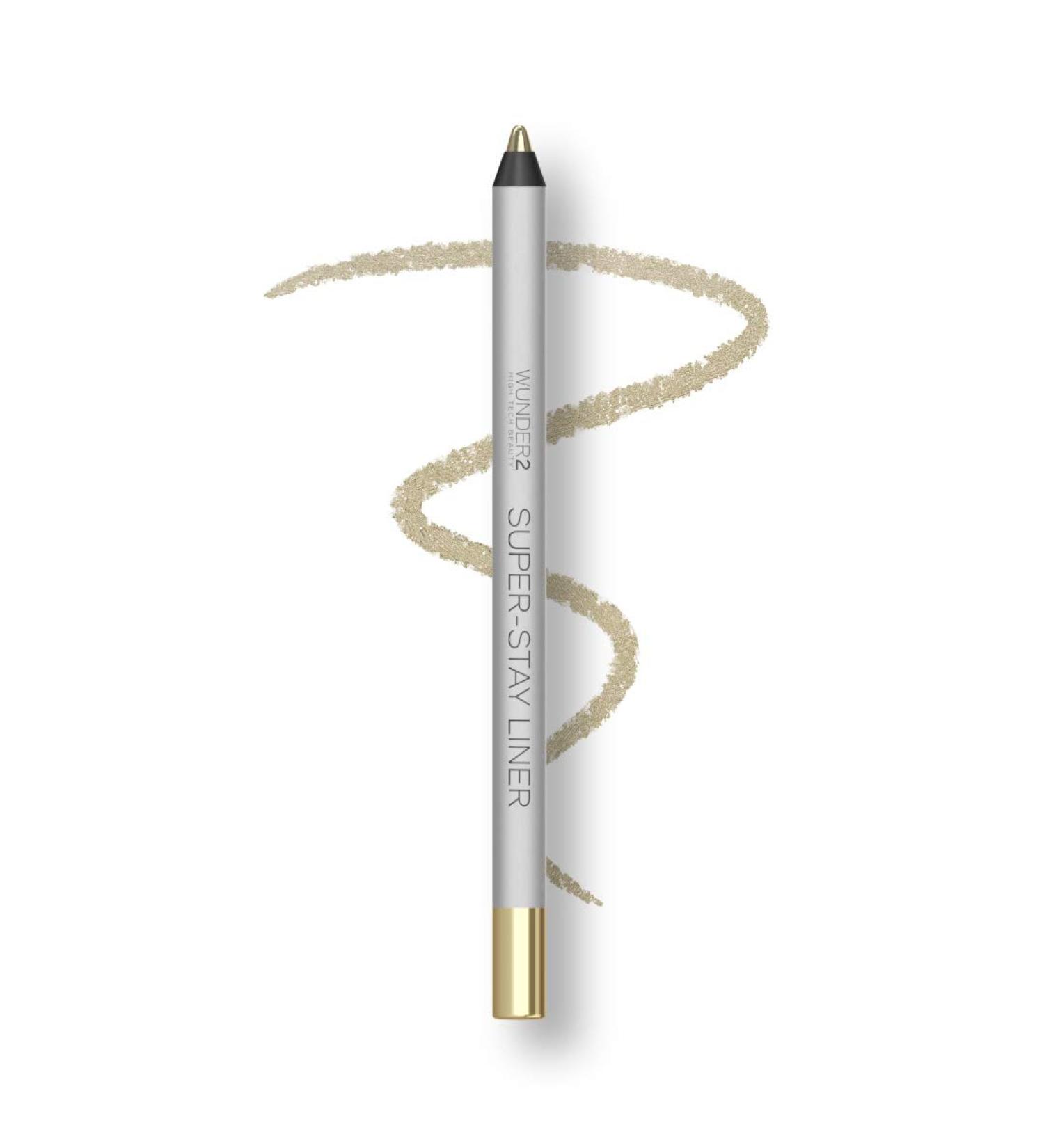 Wunder2 SUPERSTAY Metallic White Gold Eyeliner Pencil - Long Lasting Waterproof Eye Liner 1.2g - Buy Online on SooperMarket.com
