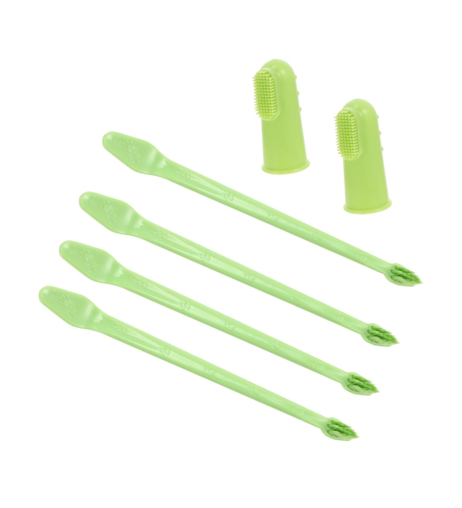 HAPINARY 1 Set Pet Toothbrush Pet Mouth Cleaning Tool Pet Dog Toothbrush Cat Toothpaste Tools Pets Pp - Buy Online on SooperMarket.com