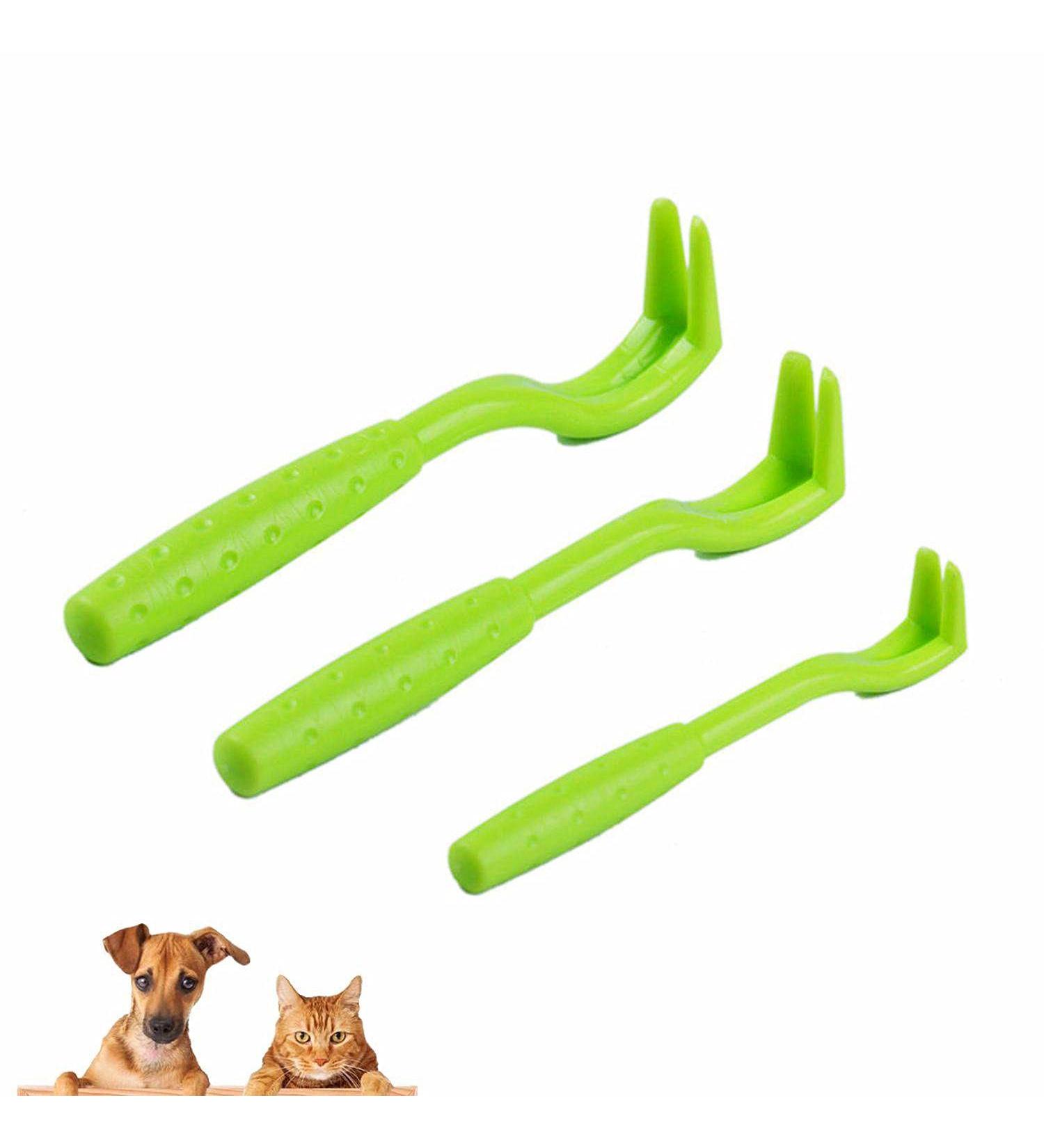 3PCS of Tick Hooks are Suitable for all Tick Anti-Tick Levers to Protect Dogs Cats and Horses Tick Traps Tick Hooks Tick Traps (Green) - Buy Online on SooperMarket.com
