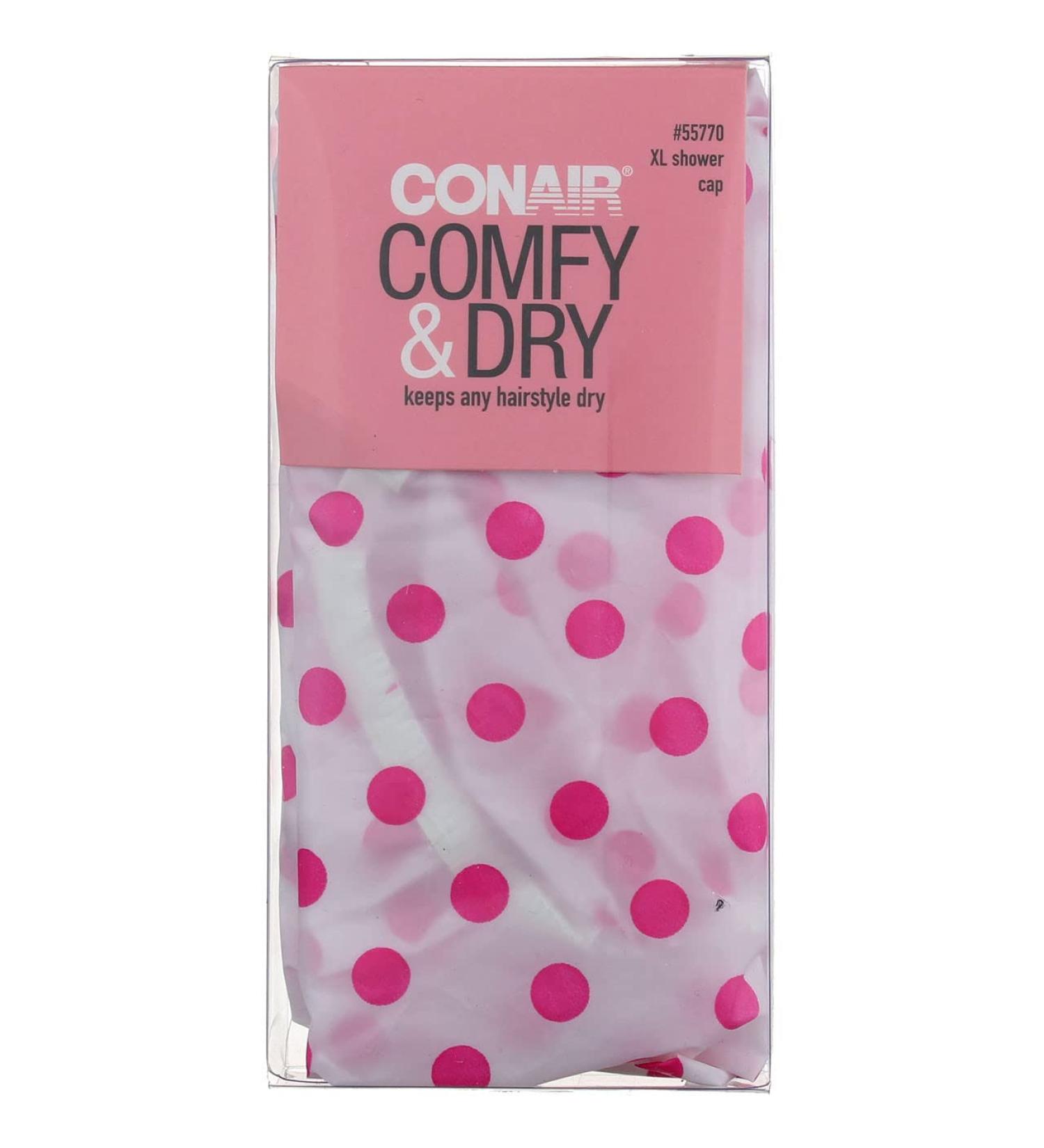 Conair XL Shower Cap - Printed Design | Keep Hair Dry & Protected - Buy Online on SooperMarket.com