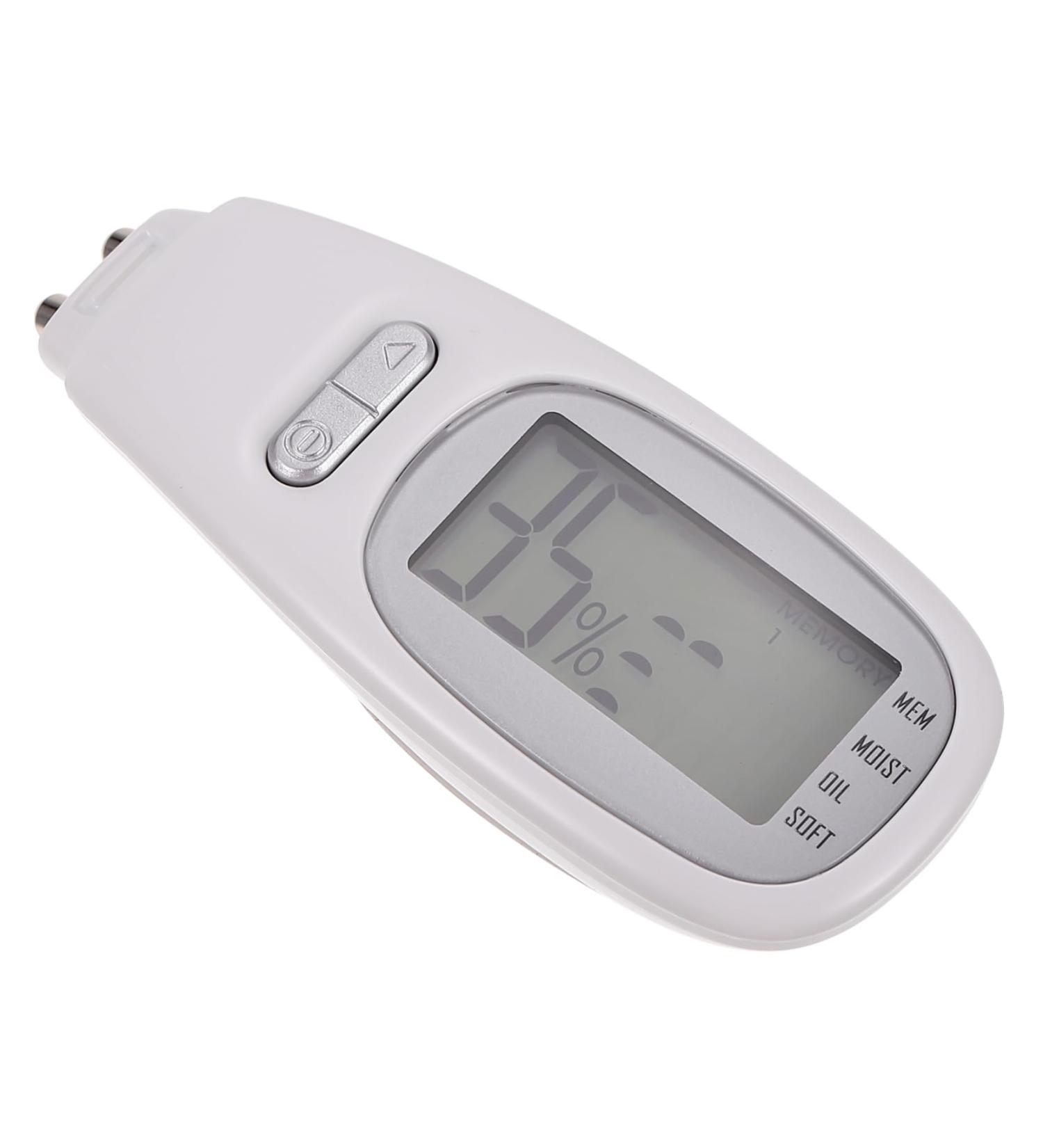 OSALADI 1 Set Moisture Tester Moisture Meter Skin Softness Analyzer Skin Analyzer Device Skin Analyser Facial Moisture Monitor Facial Monitor Skin Detector Pen Abs Face Sensor White - Buy Online on SooperMarket.com
