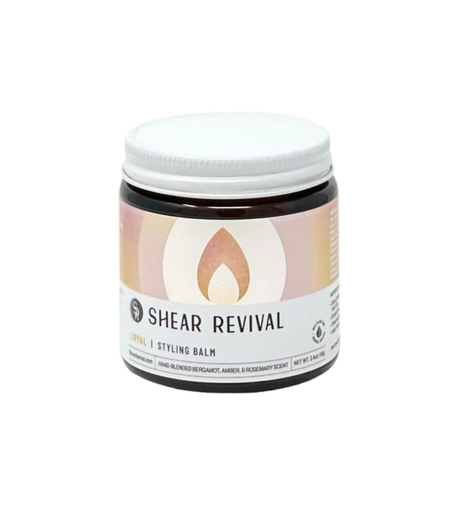 Shear Revival Loyal Sea Clay Styling Balm - Hair Styling Balm with Bergamot Amber & Rosemary Scent 3.4 oz