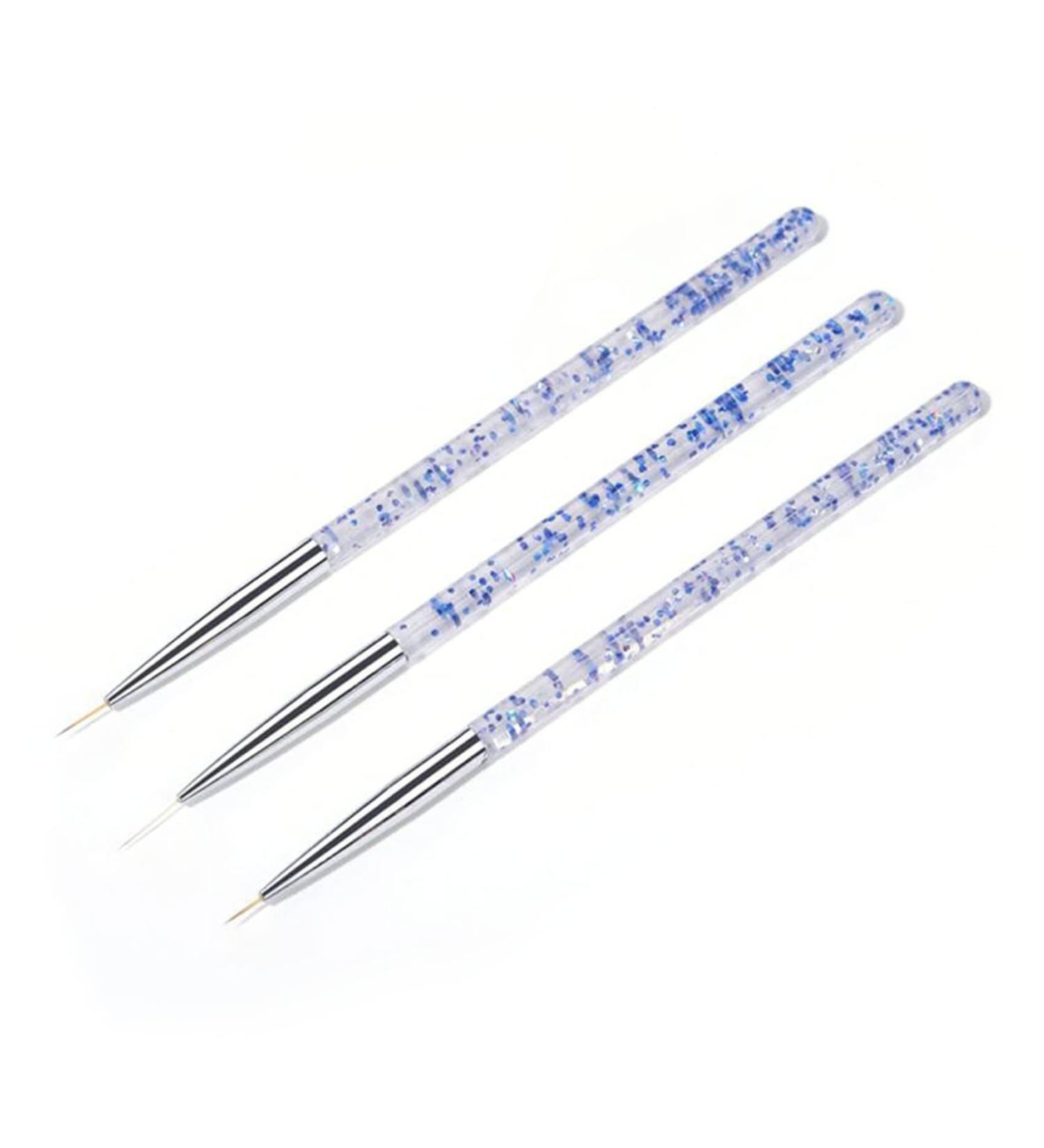 Worparsen Nail Dotting Pens Multipurpose Draw Lines Portable Nail Painting Drawing Carving Dotting Pen for Nail Salon A