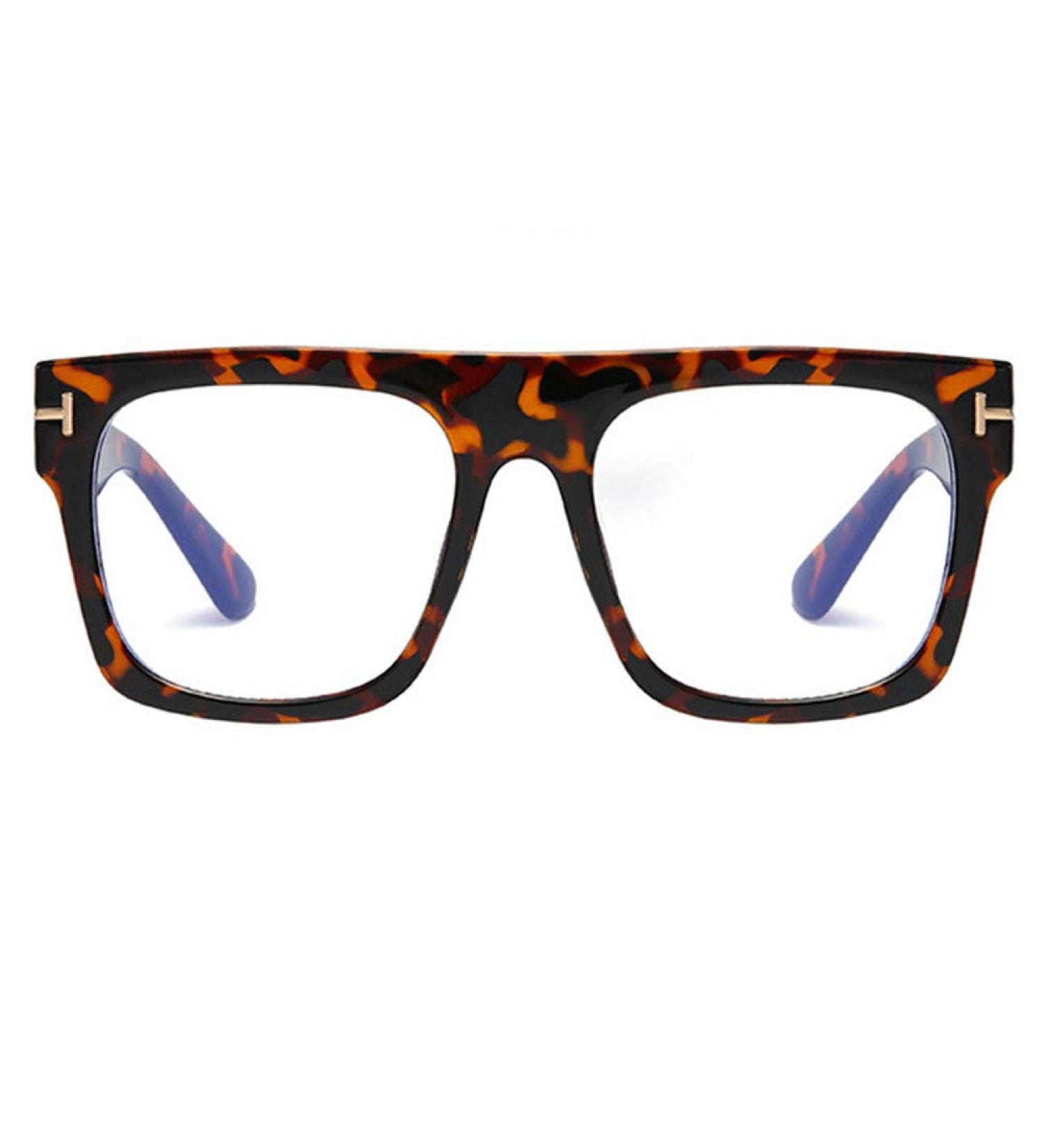 Jurchio Unisex Classic Glasses | Vintage Space Frame | Blue Light Filter | Clear Glasses with Case - Buy Online on SooperMarket.com