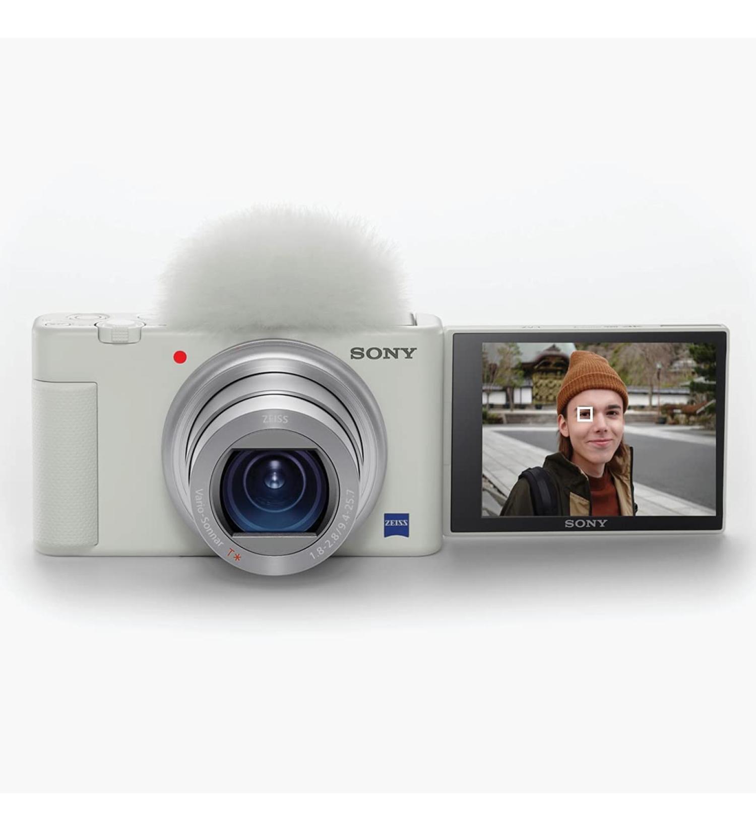 Sony ZV-1 Compact Camera for Content Creators - Vlogging & YouTube | 4K HDR Video, Live Streaming, Webcam, White - Buy Online on SooperMarket.com