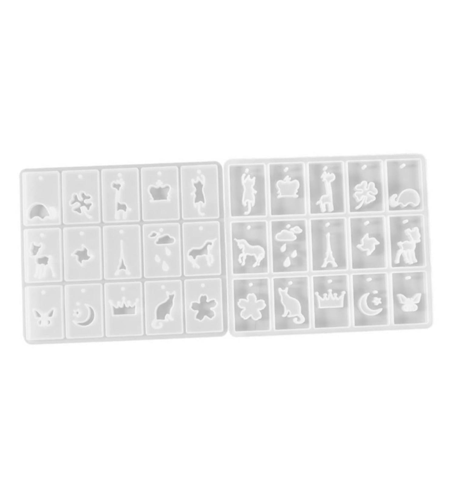 SHINEOFI Pendant Mold Silicone Molds Pendants Hand Mold Keychain Molds Diy Mold Cake Mold Accessories - Buy Online on SooperMarket.com