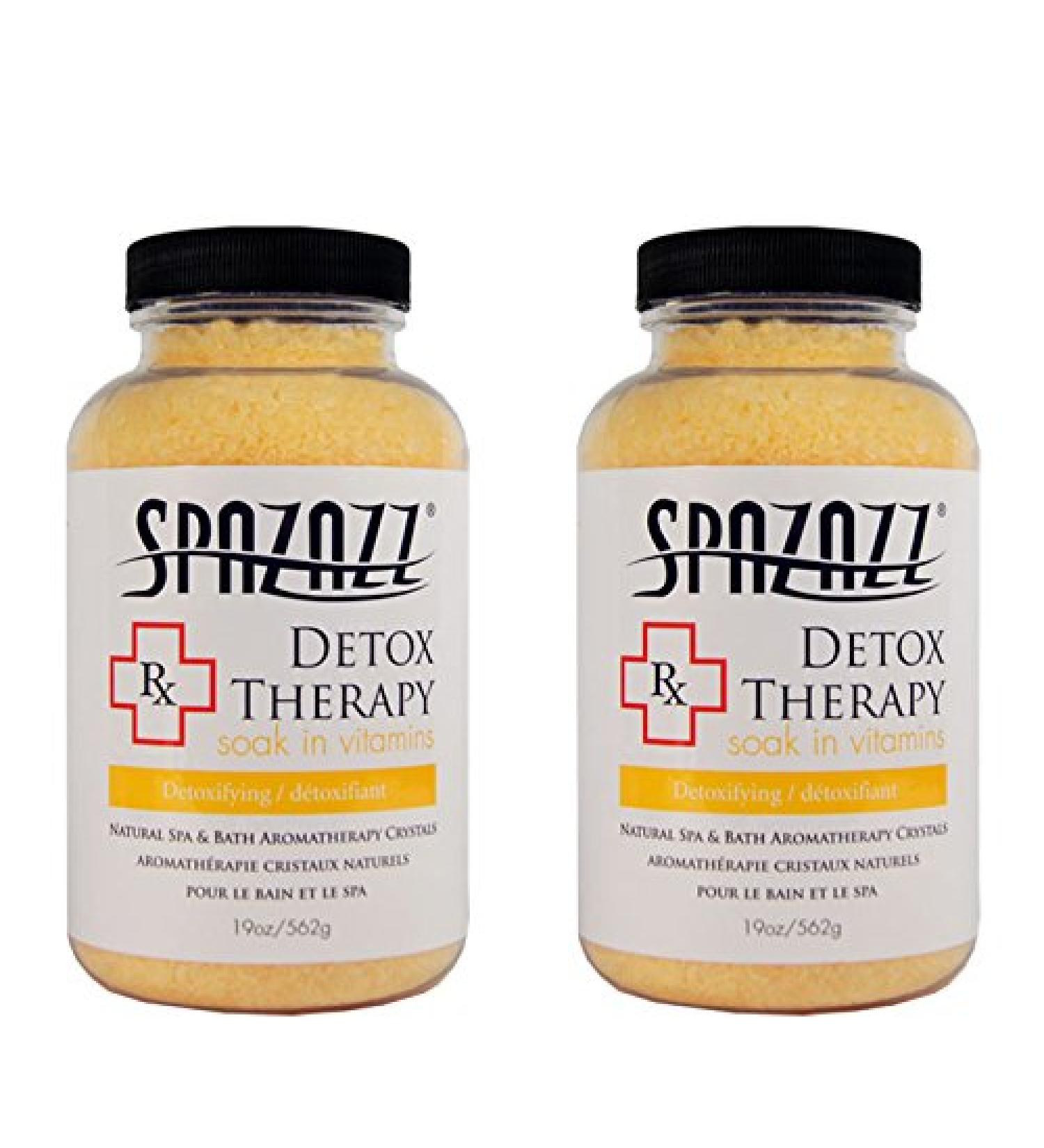 Spazazz Aromatherapy Spa and Bath Crystals -Therapy (2 Pack) (Detox Therapy -2 Pack)