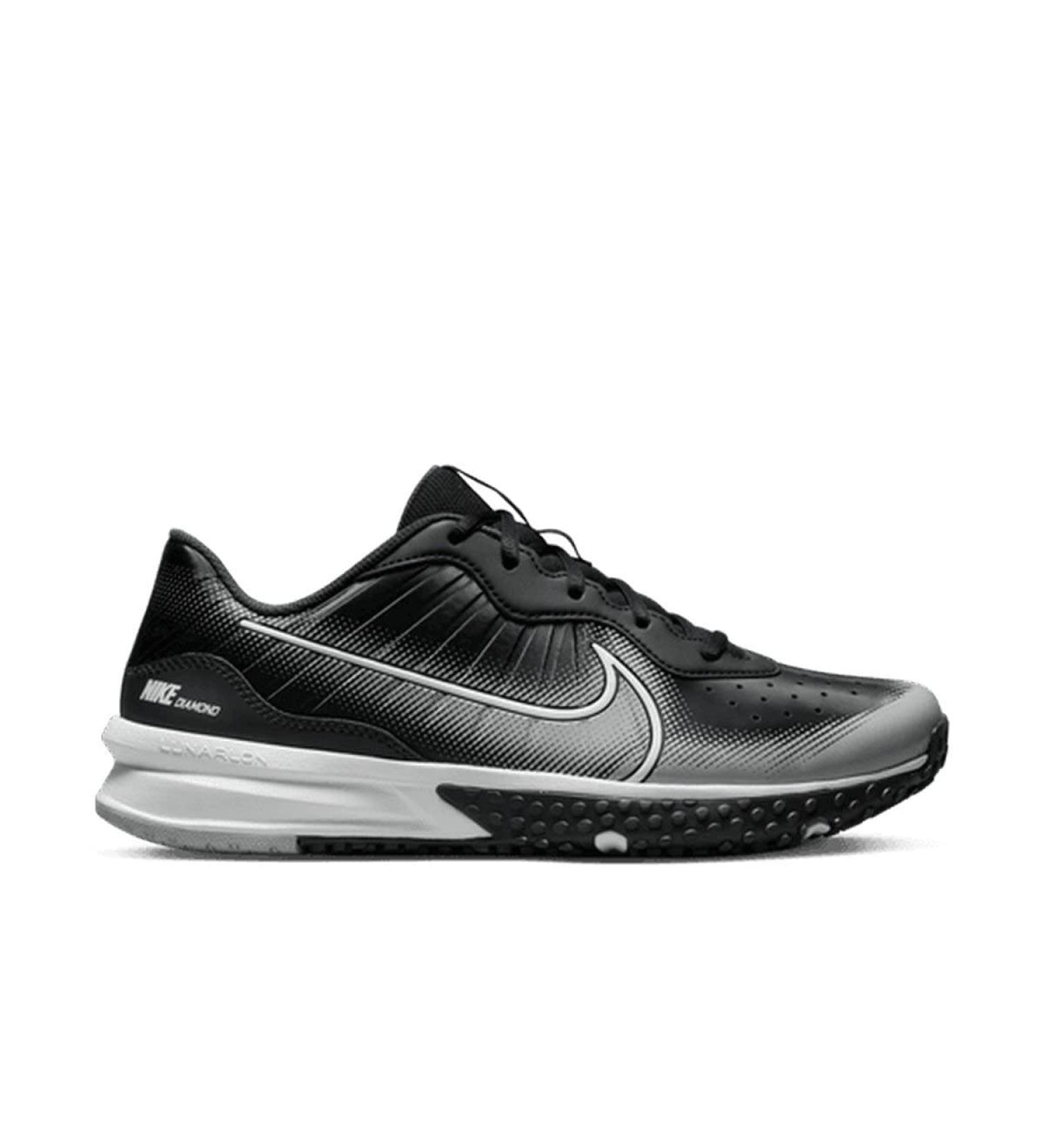 Nike Alpha Huarache Varsity 4 Baseball Turf Shoes nkDJ6518 9 Black | Gray