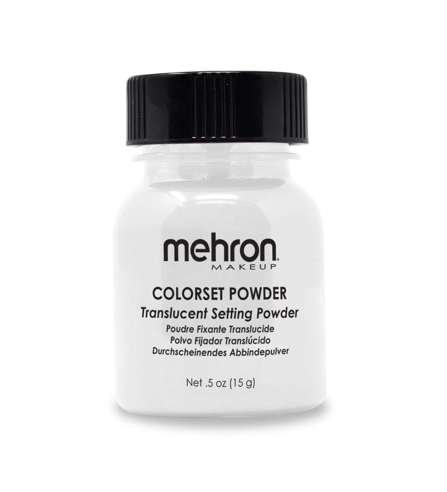 Mehron Colorset Powder | Translucent Setting Powder for Halloween & Film 0.5 oz - Buy Online on SooperMarket.com