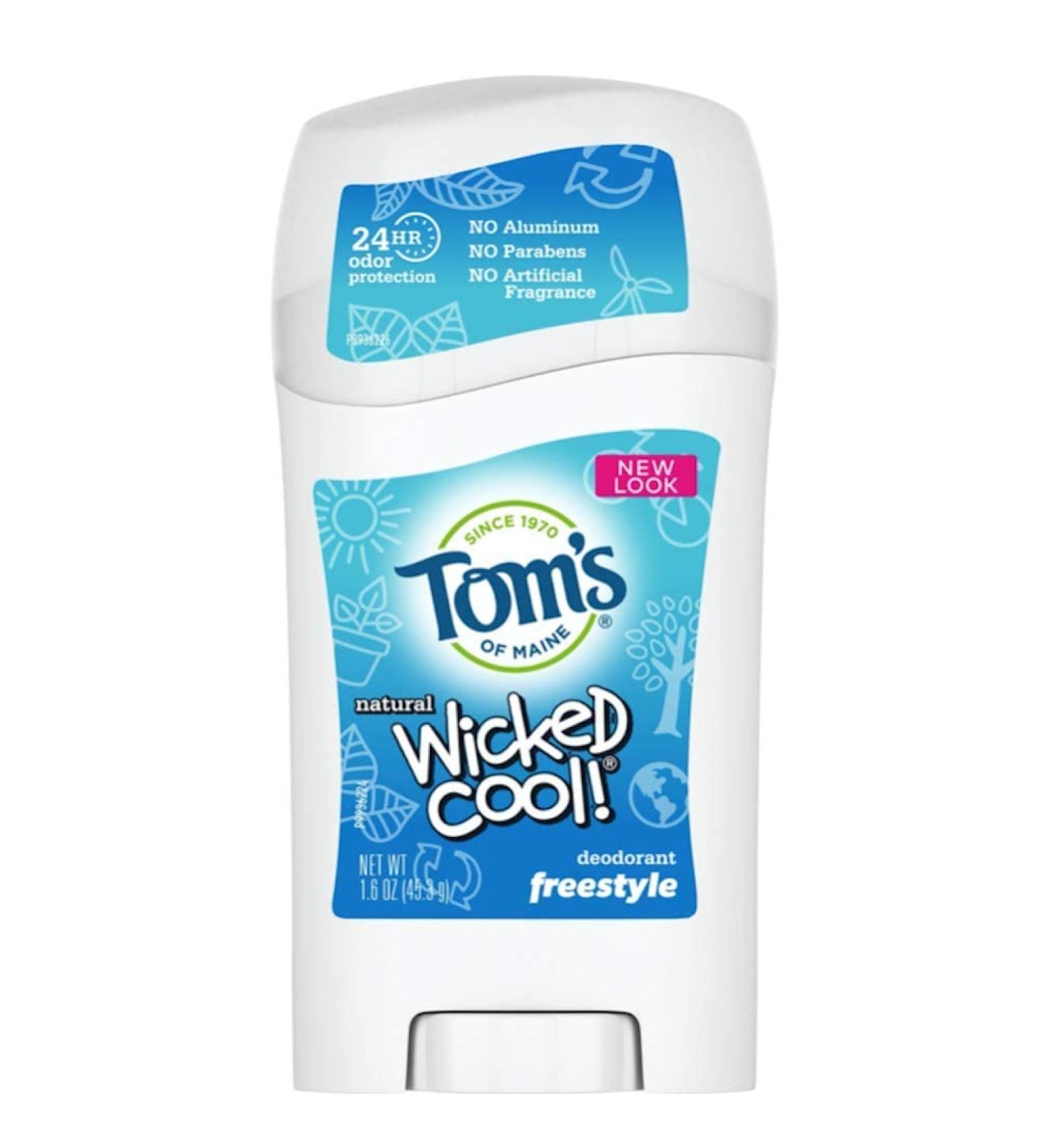 Toms of Maine Wicked Cool Kids Deodorant - Freestyle | Organic and Natural Formula - Buy Online on SooperMarket.com