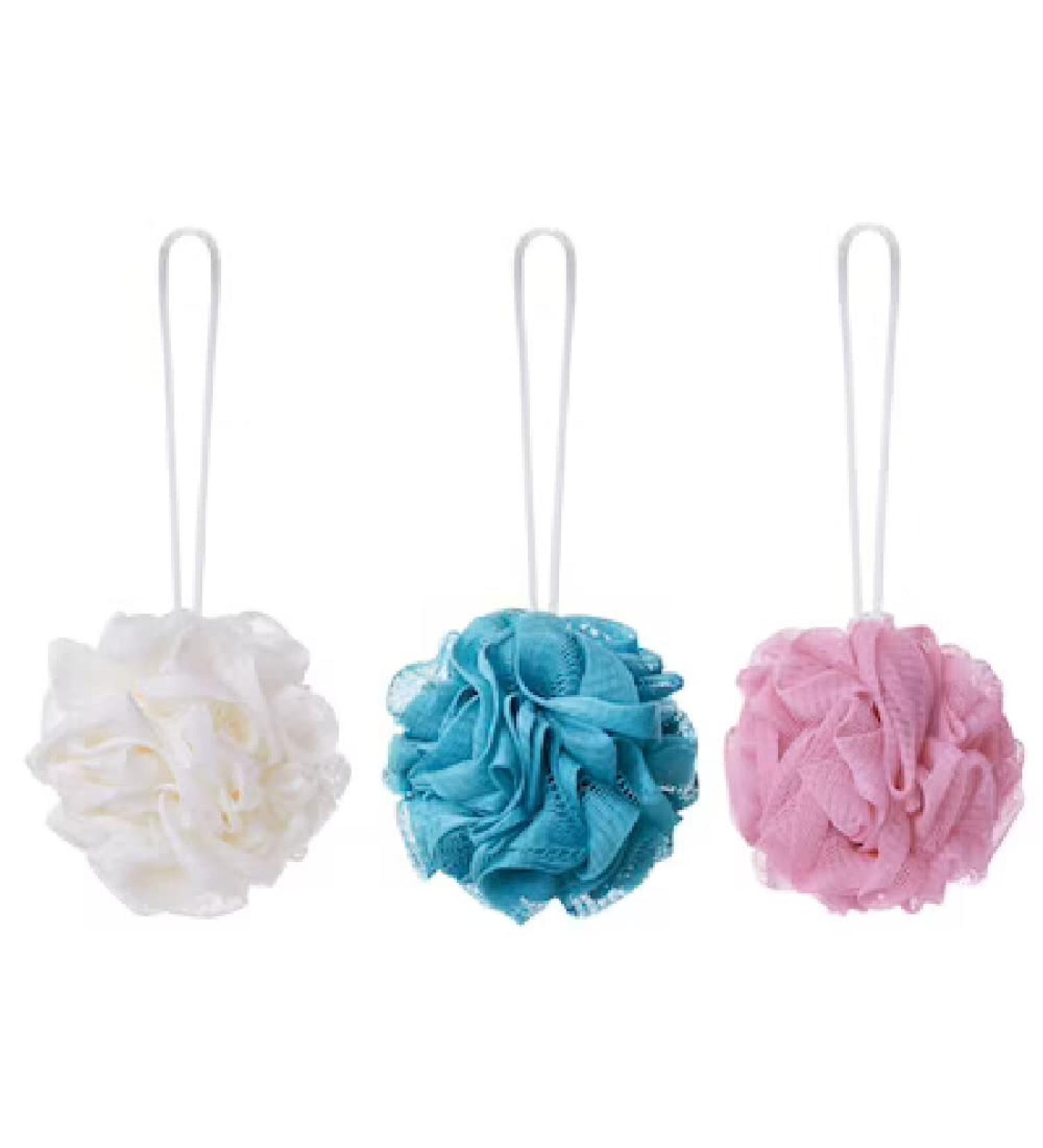  BY N Body Puff for Invigorating Clean Multicolour Polyethylene Plastic (Pack of 3) - Buy Online on SooperMarket.com