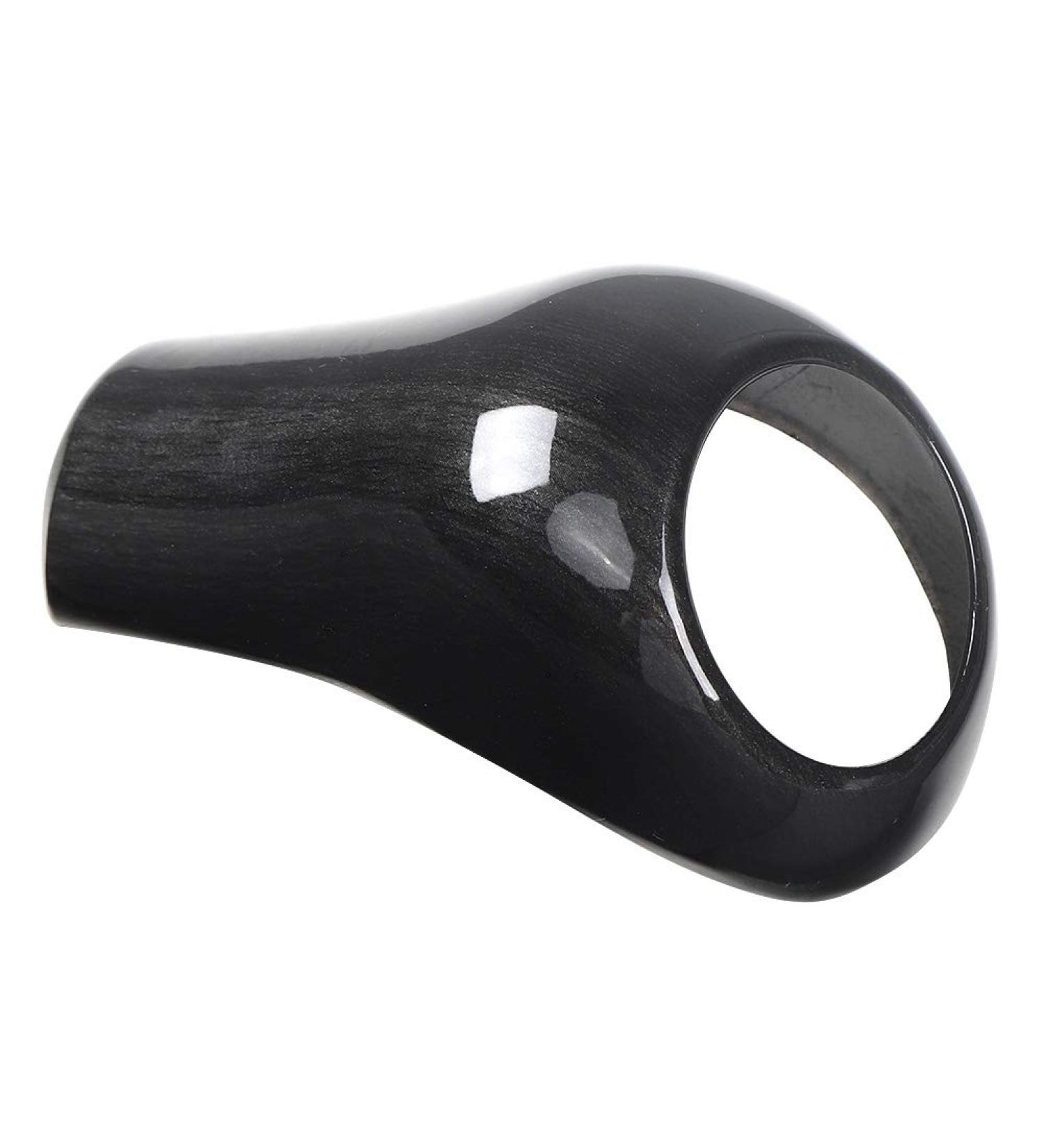 Knobm Gear Knob Cover Abs Gear Knob Cover Fits For A C E G Gls Left Hand Driving (black wood grain) - Buy Online on SooperMarket.com
