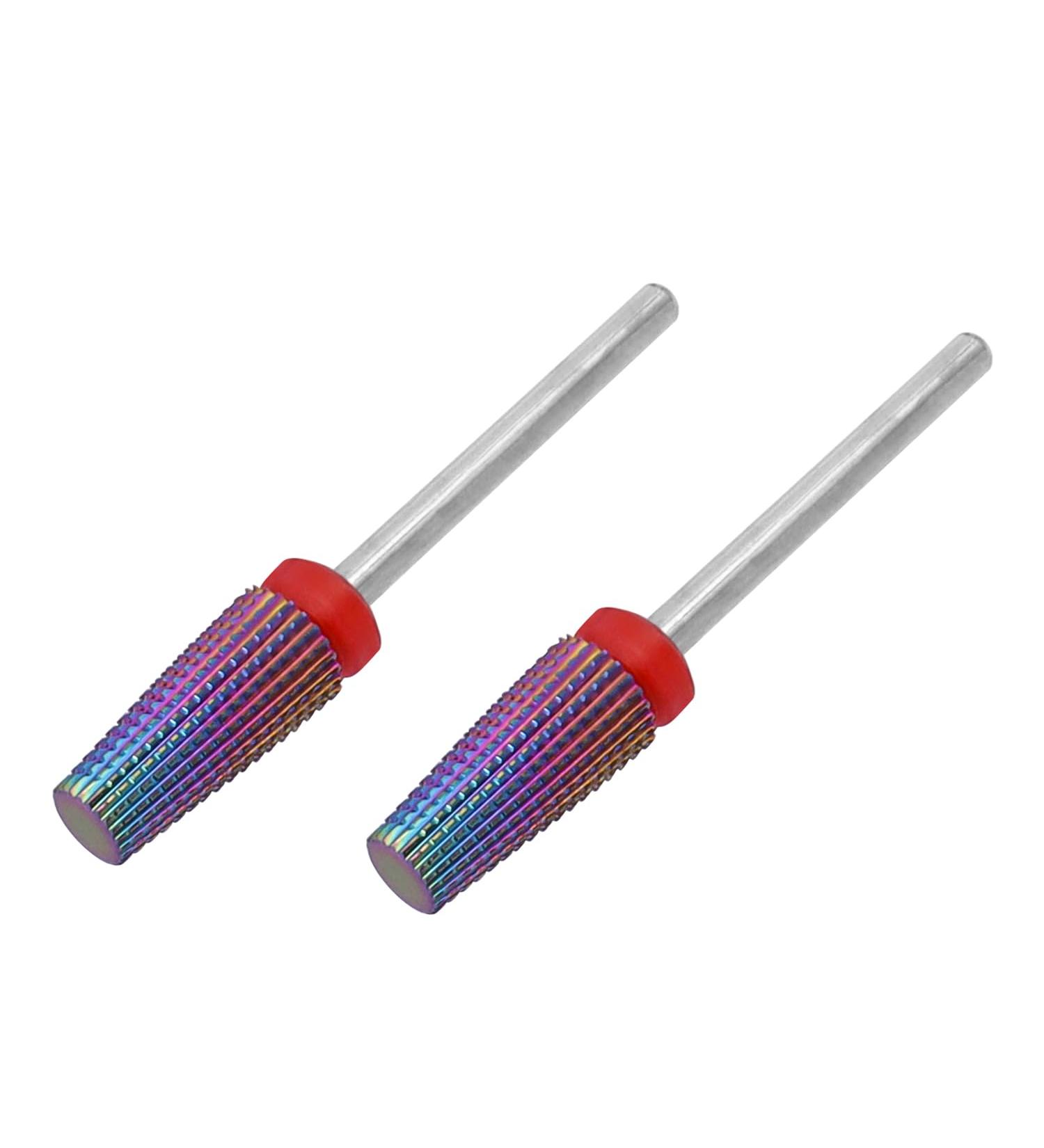 Gasea 2Pcs Naill Drill Bit Fine Grit Tapered Nail File Drill Bit 3/32" Shank Professional Fast Remove Acrylic Nails File Tool for Manicure Pedicure - Buy Online on SooperMarket.com