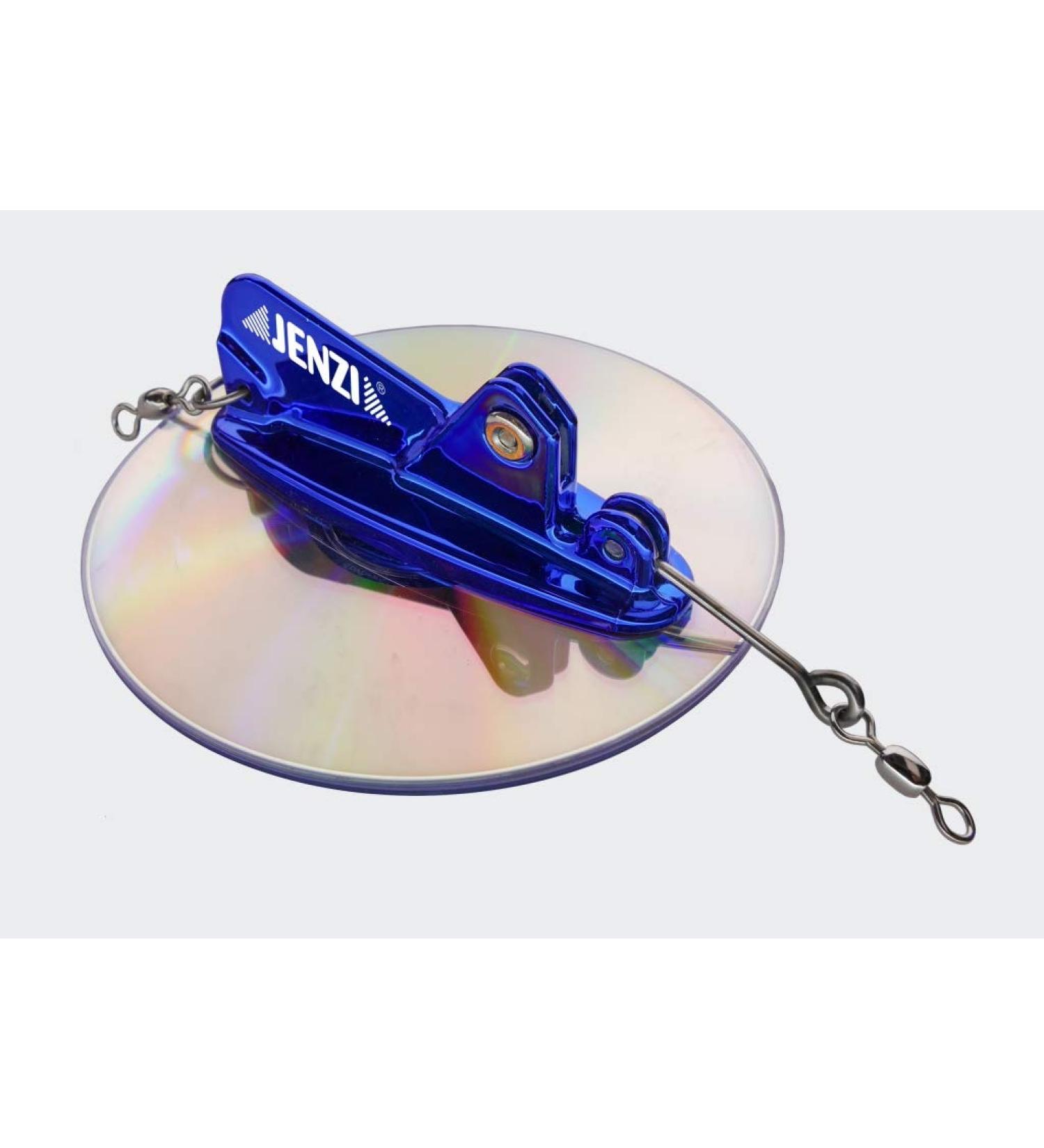 Jenzi Trolling Disc Diver Diving Disc Adjustable Blue 87mm
