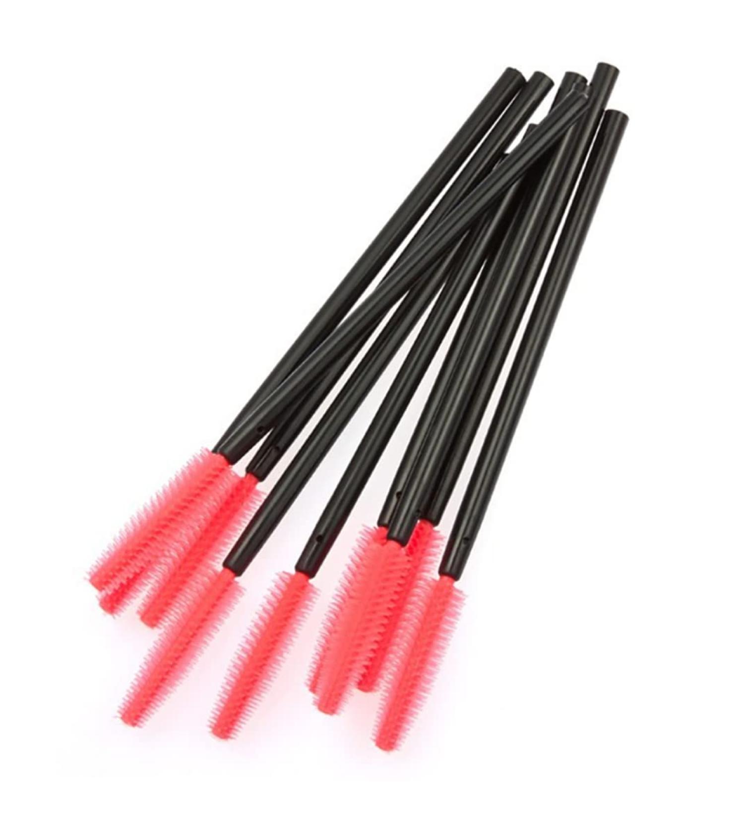 50PCS Disposable Silicone Eyelash Brush Wands - Mascara Applicator & Eyebrow Tools | Tower Shape Eyelash Extensions Supplies - Buy Online on SooperMarket.com