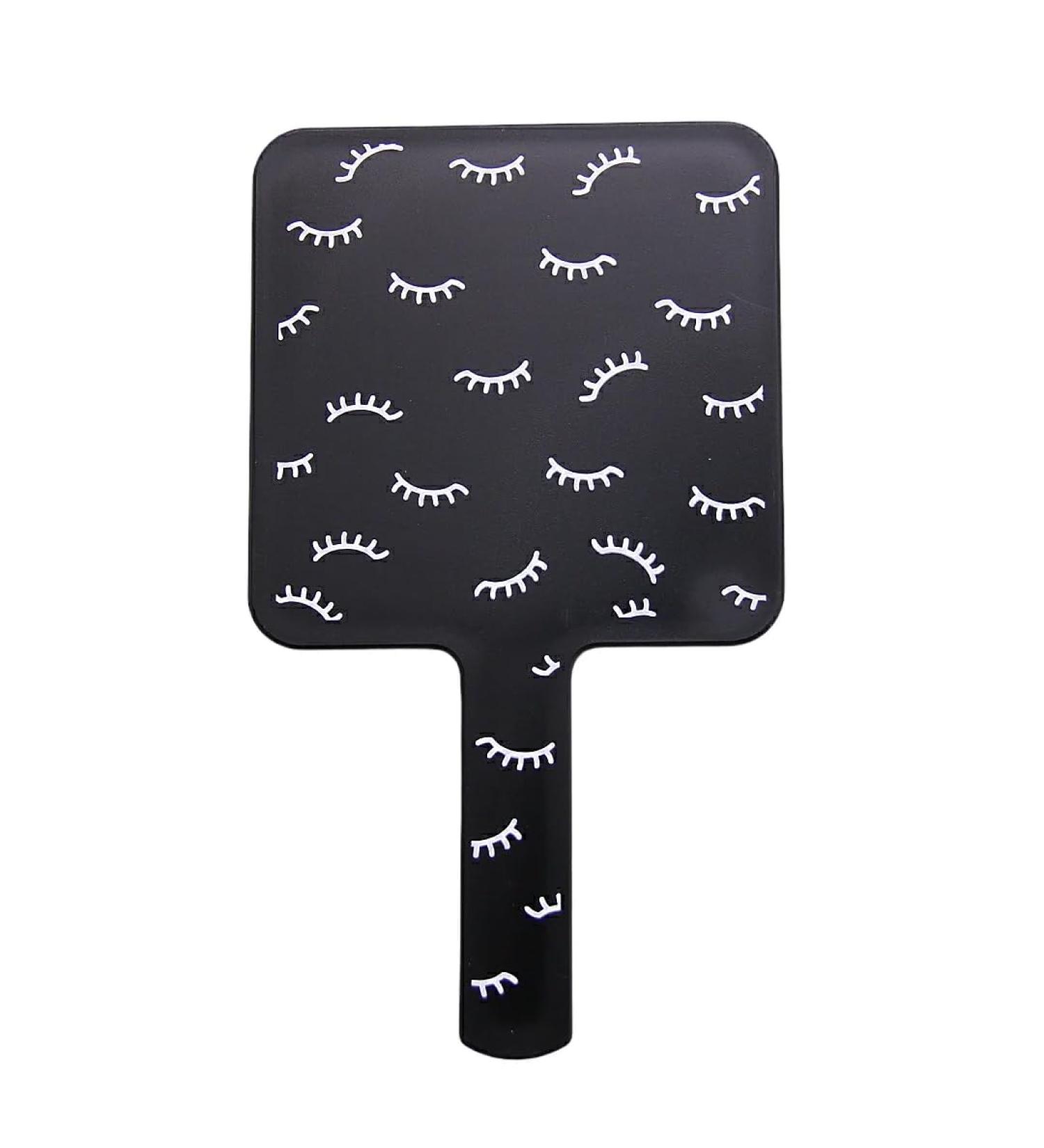 Mini Handheld Lash Mirror - Compact Black Mirror for Perfect Lash Application | Shop Now - Buy Online on SooperMarket.com