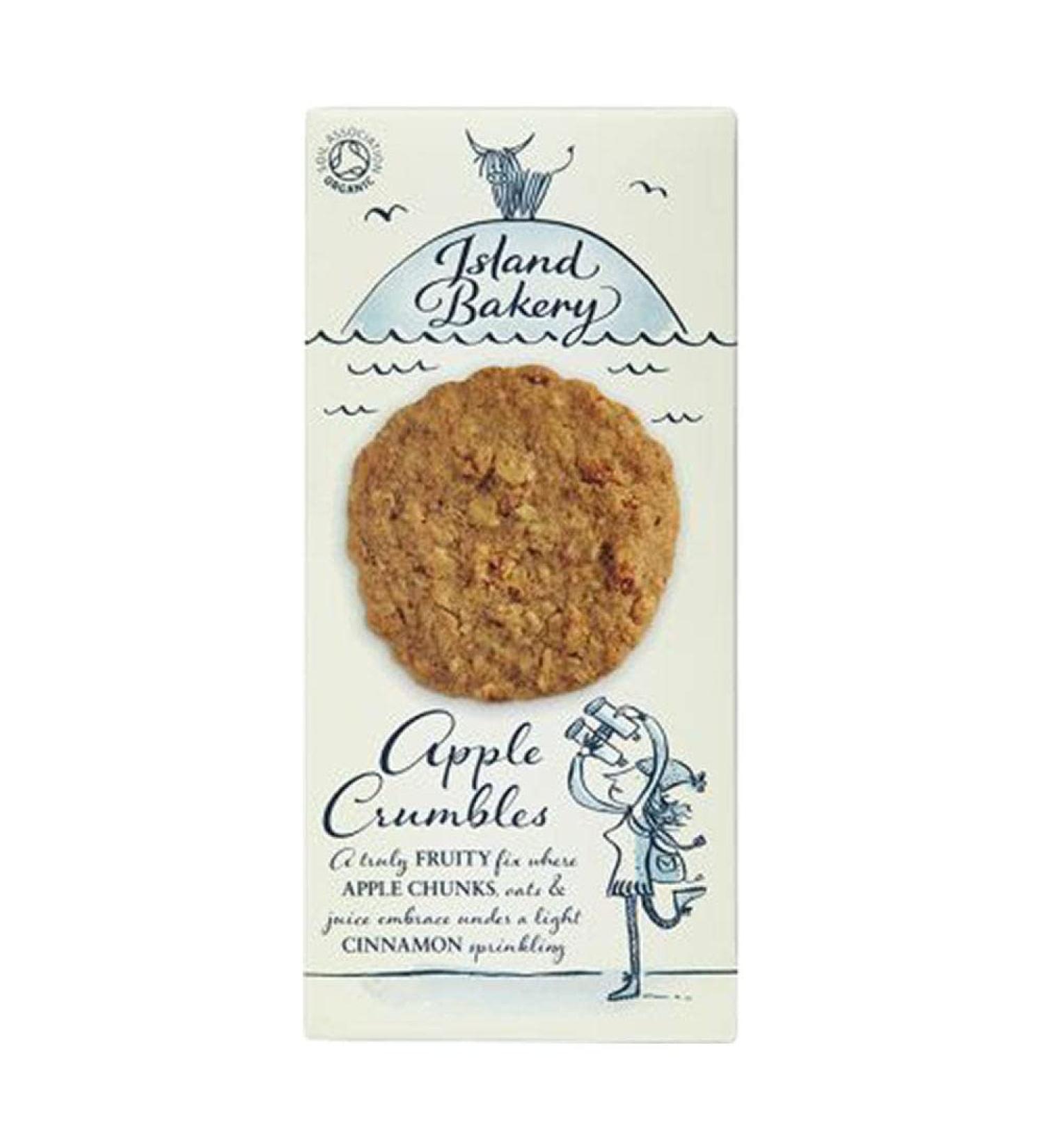 Island Bakery Organic Apple Crumbles Biscuits 125 g