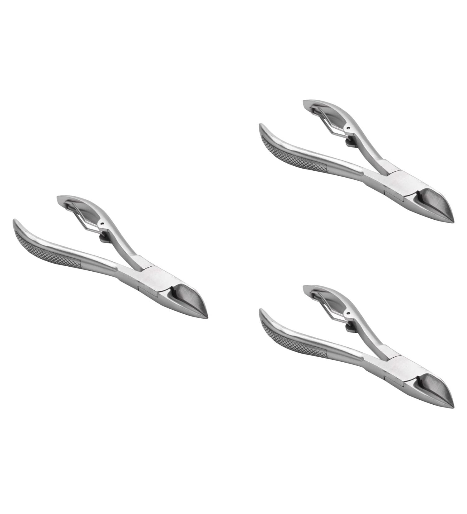Prakti 3X Professional Feet Toe Nail Clippers Trimmer Paronychia Nippers Podiatry Stainless Tools - Buy Online on SooperMarket.com