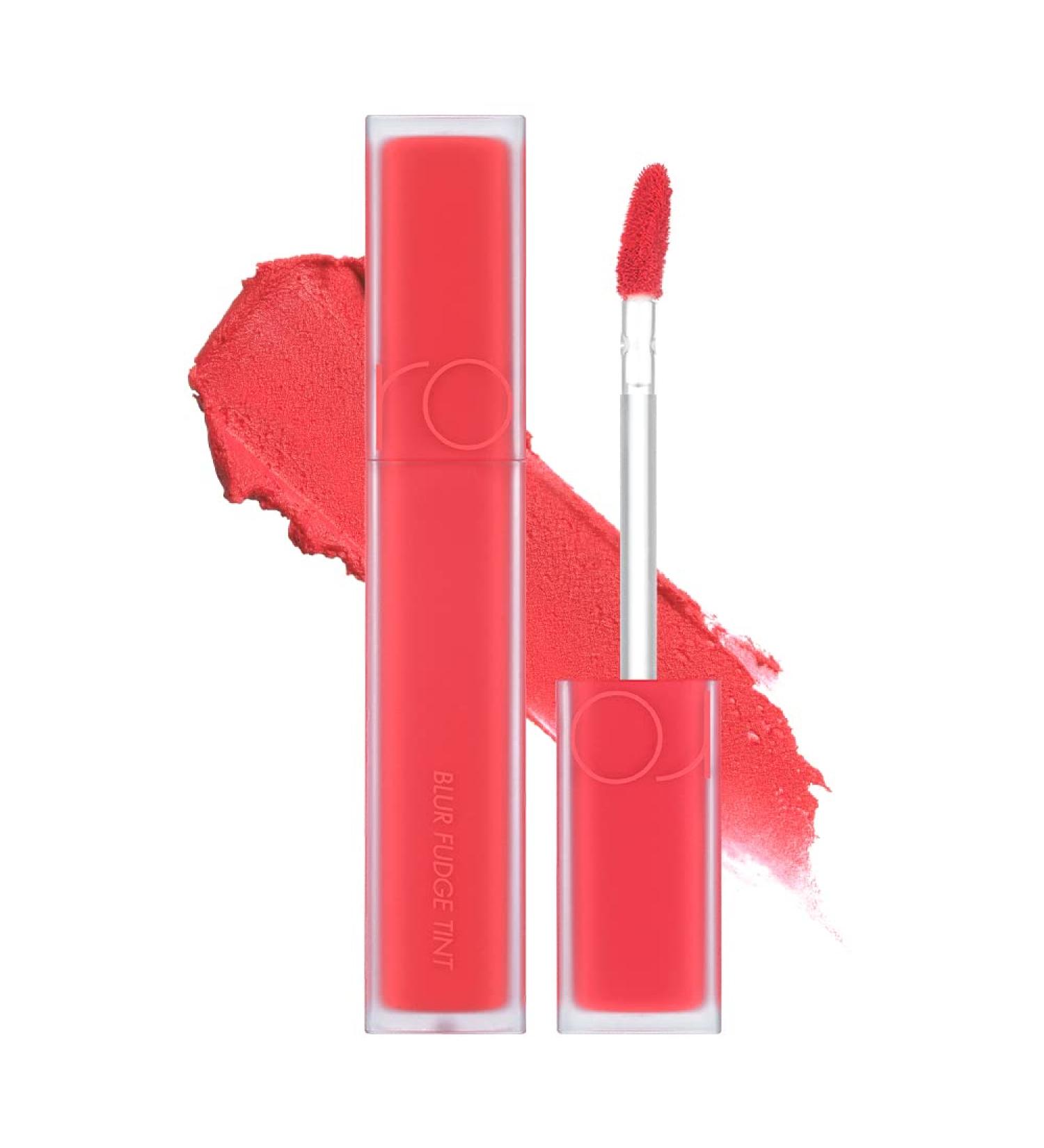 rom&nd BLUR FUDGE TINT 09 CORAL JUBILEE | Matte Lipstick | Super Stay Cream Type | Highly Pigmented K-Beauty | Moisturizing 0.17oz - Buy Online on SooperMarket.com