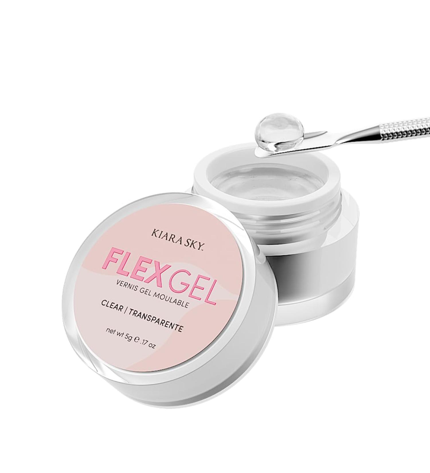 Kiara Sky Flex Gel - Clear Transparent Molding Gel for Professional Nail Art – International Shipping Available - Buy Online on SooperMarket.com