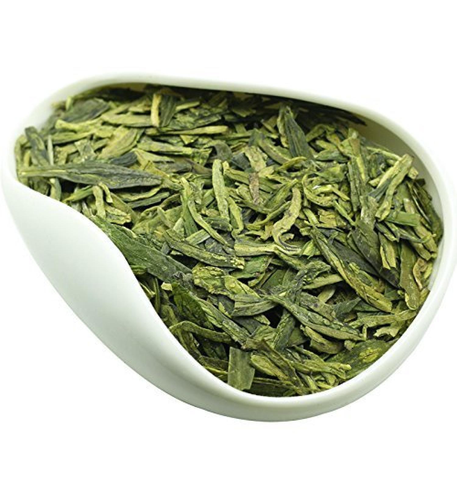 LWXLJMJZC-50 cups Premium Long Jing (Dragon Well) Green Tea Xihu Longjing Green Tea Loose Leaf Chinese Green Tea Early Spring Tea-100g 100g Premium Long Jing Green Tea - Buy Online on SooperMarket.com