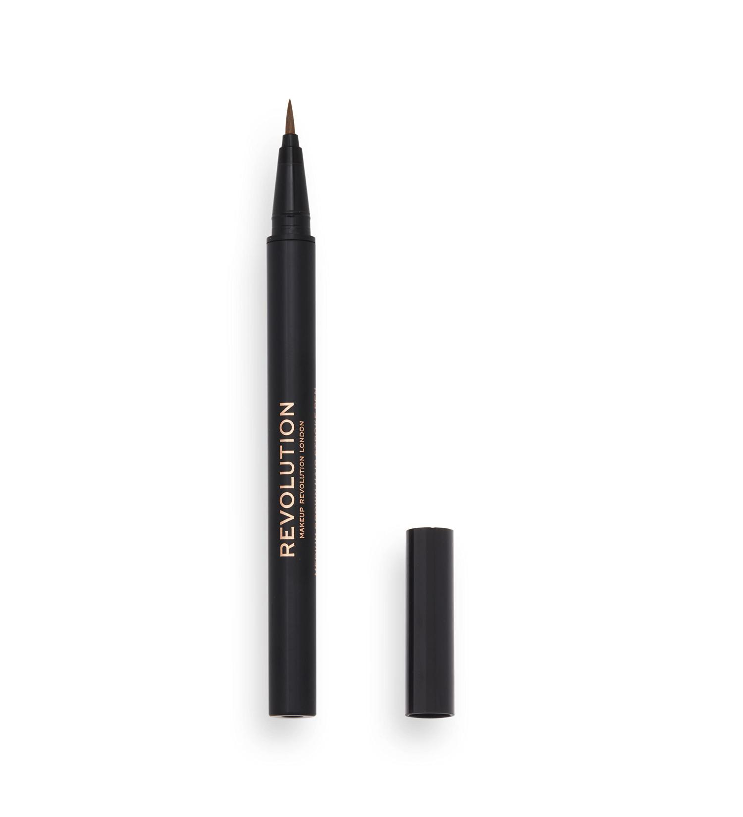 Makeup Revolution Hair Stroke Eyebrow Pencil - Light Brown 0.5ml | International Shipping - Buy Online on SooperMarket.com