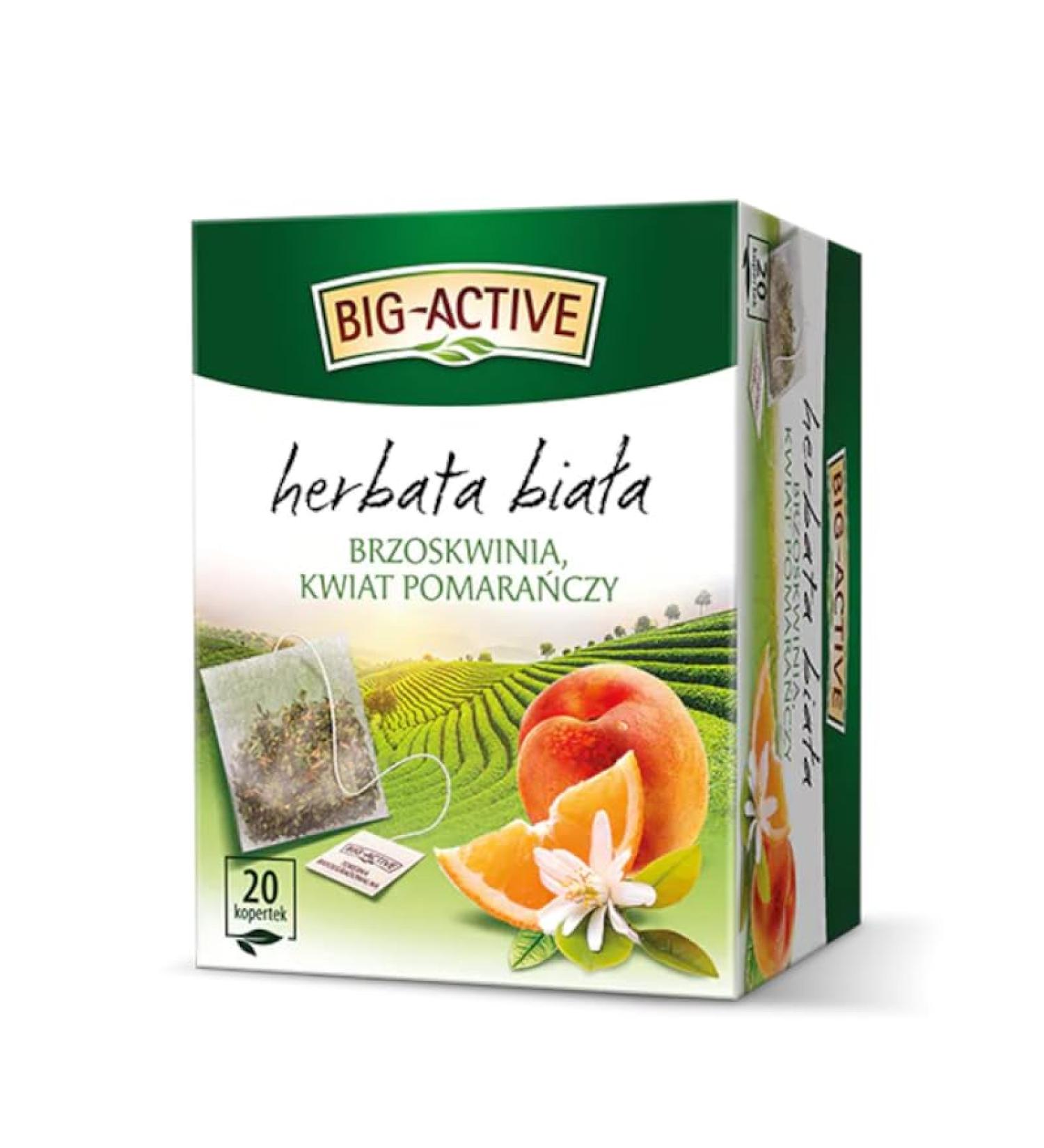 White Tea With Peach And Orange Blossom Herbal Tea Natural Pure And Refreshing Herbal Fruit Infusion Herbapol