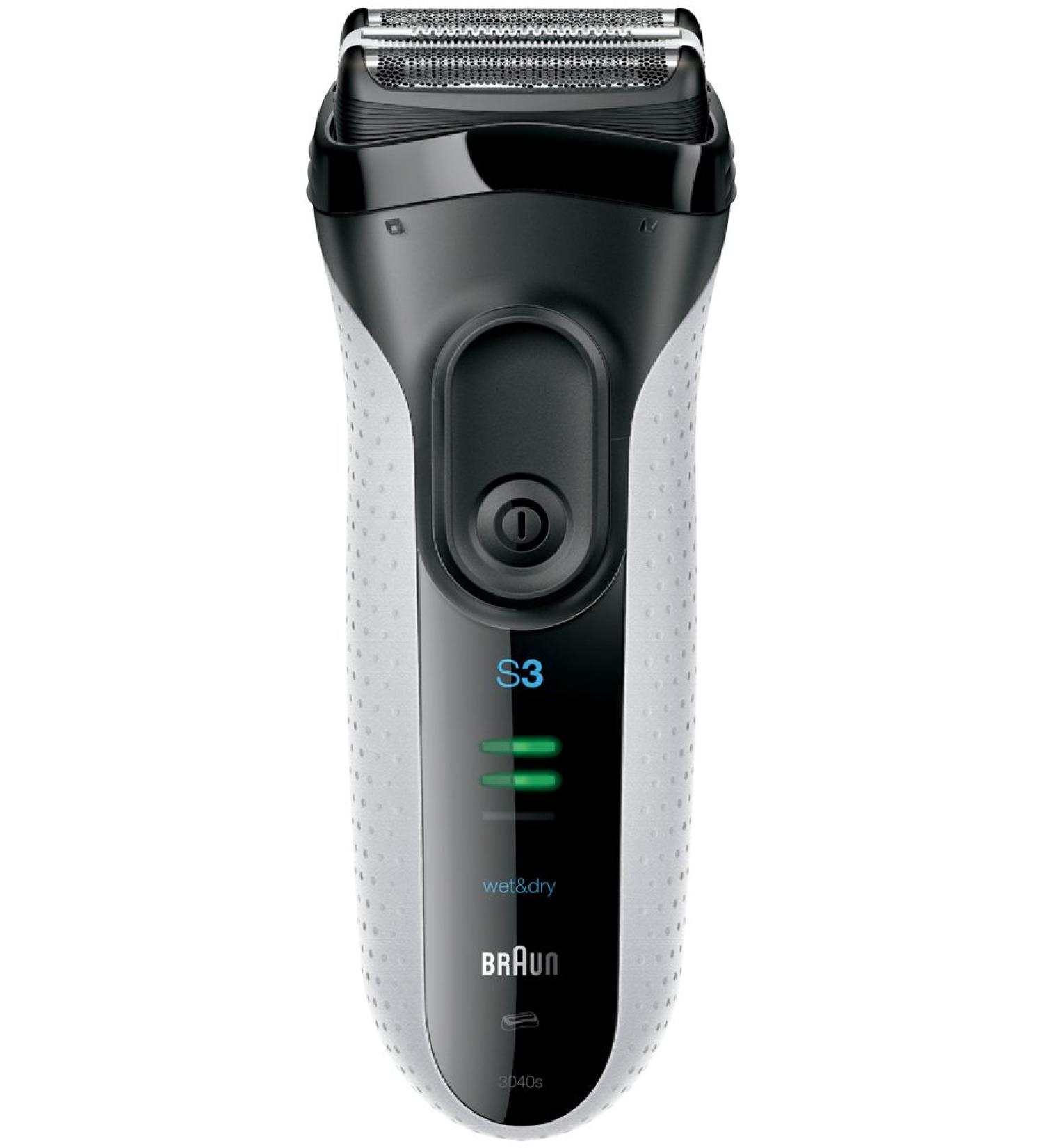 Braun Series 3 3040s Electric Shaver (Japanese Import) - Wet & Dry Razor with Pop Up Trimmer, Rechargeable & Cordless - White - Buy Online on SooperMarket.com