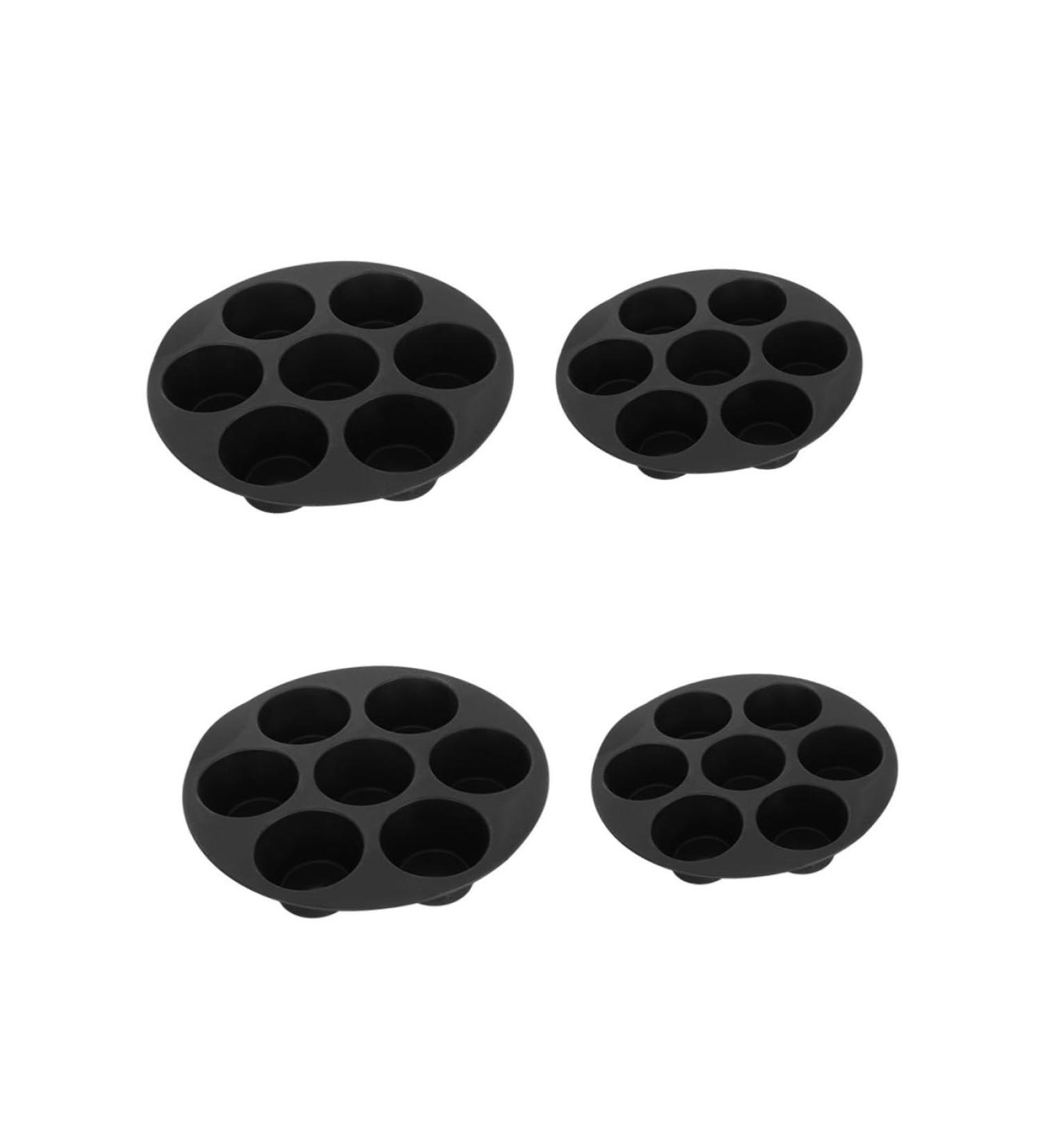 PRETYZOOM 4 Pcs 7 Silicone Ice Molds Cake Baking Pans Silicone Cupcake Pan Muffin Cake Molds Candle Mold Candle Accessories Air Fryer Muffin Pan Silica Gel Baking Tools Oven - Buy Online on SooperMarket.com
