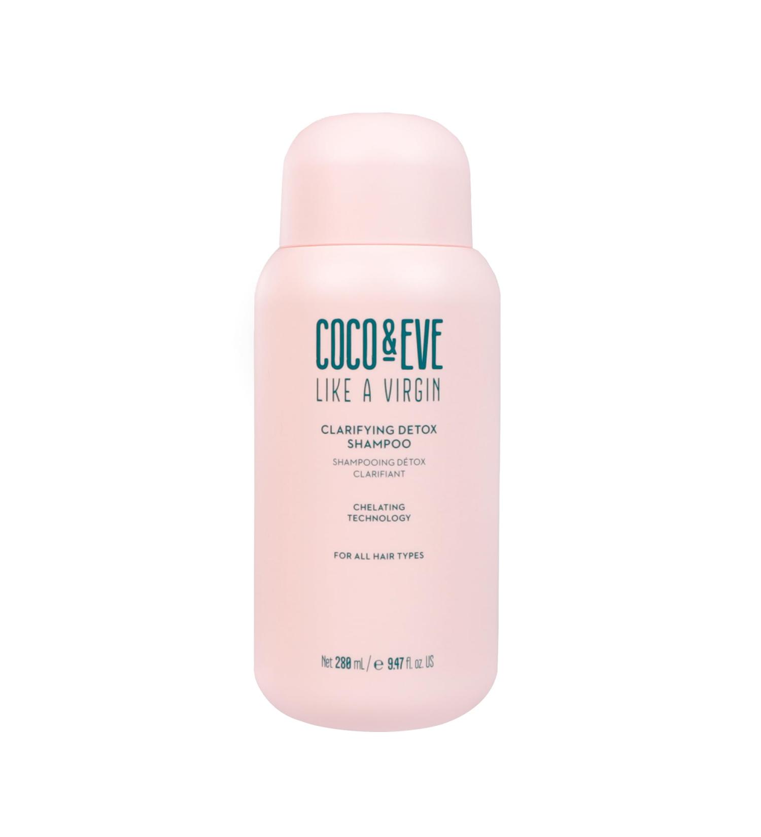 Coco and Eve Clarifying Detox Shampoo - Remove Hard Water & Product Build Up Color Safe Formula with Hibiscus Cider Vinegar (280ml) - International Shipping Available - Buy Online on SooperMarket.com