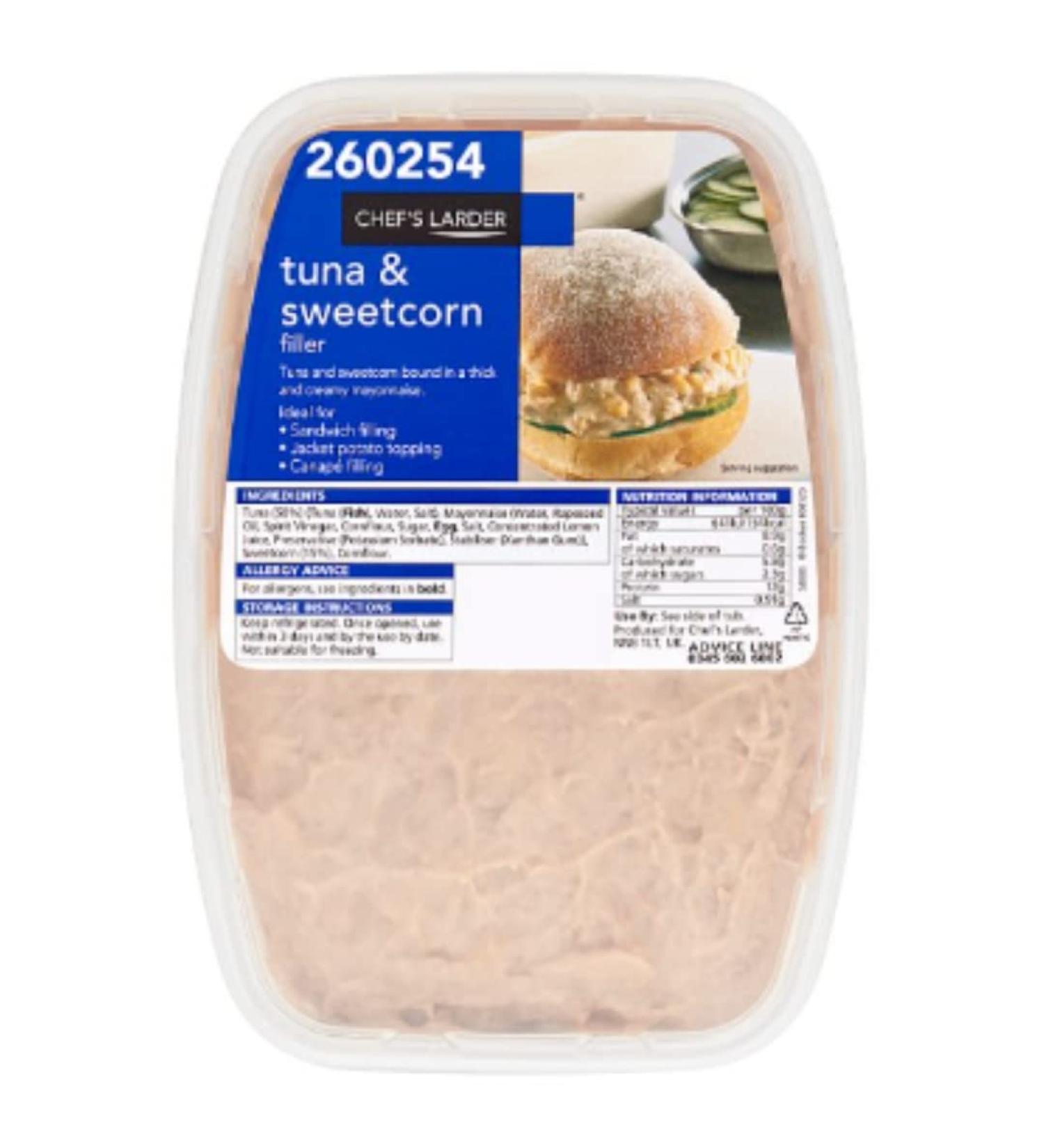 Chef's Larder Tuna & Sweetcorn Filler 1kg x 1