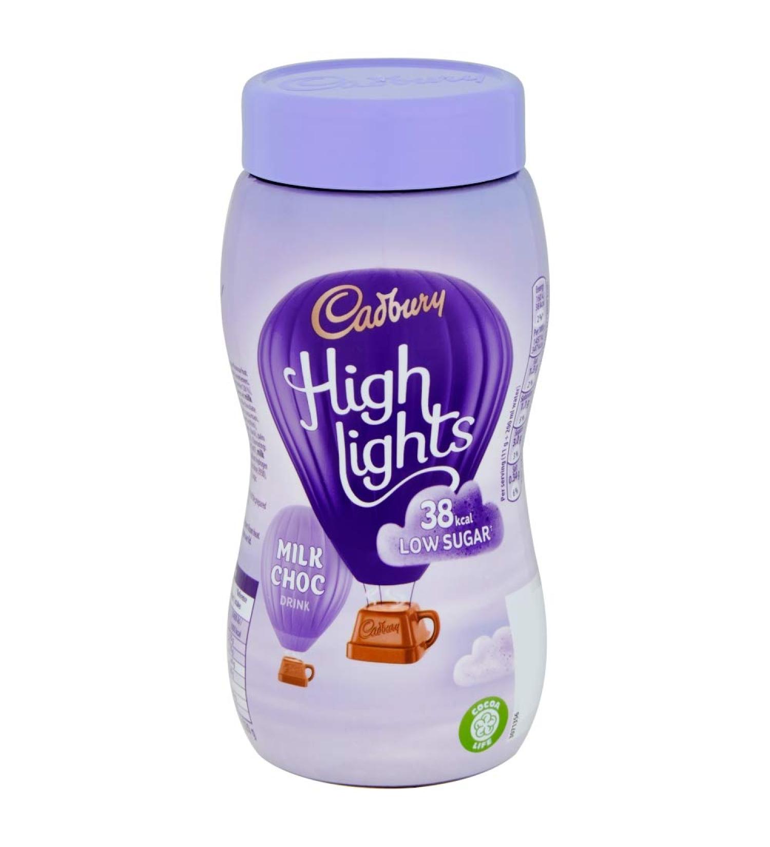 Cadbury Highlights Milk Choc Drink 220g