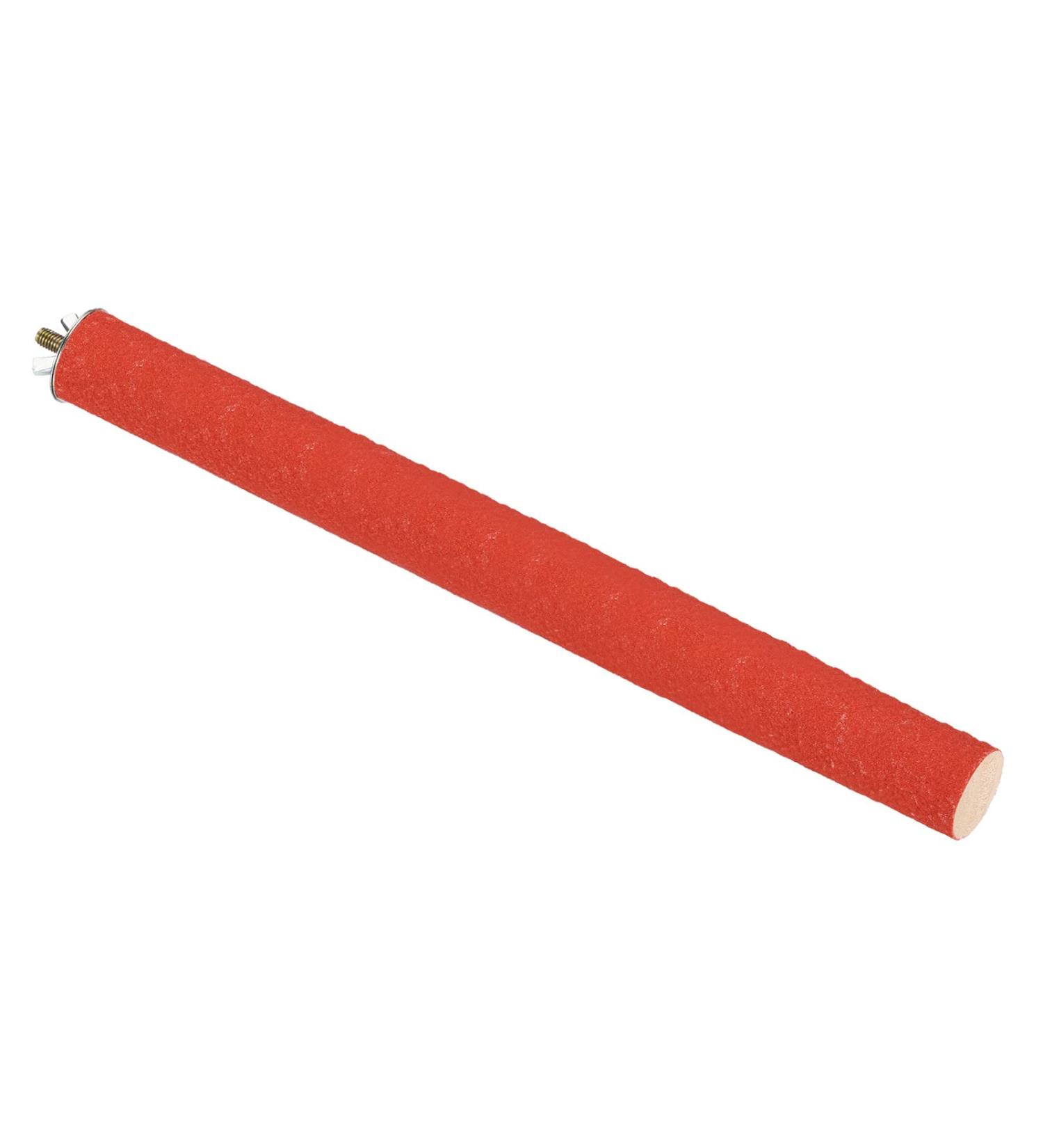 PATICIL 1.1x13.9 Bird Paw Stand - Wood Bars for Small Birds Parrots & Lovebirds - Cage Accessories - Red - Buy Online on SooperMarket.com