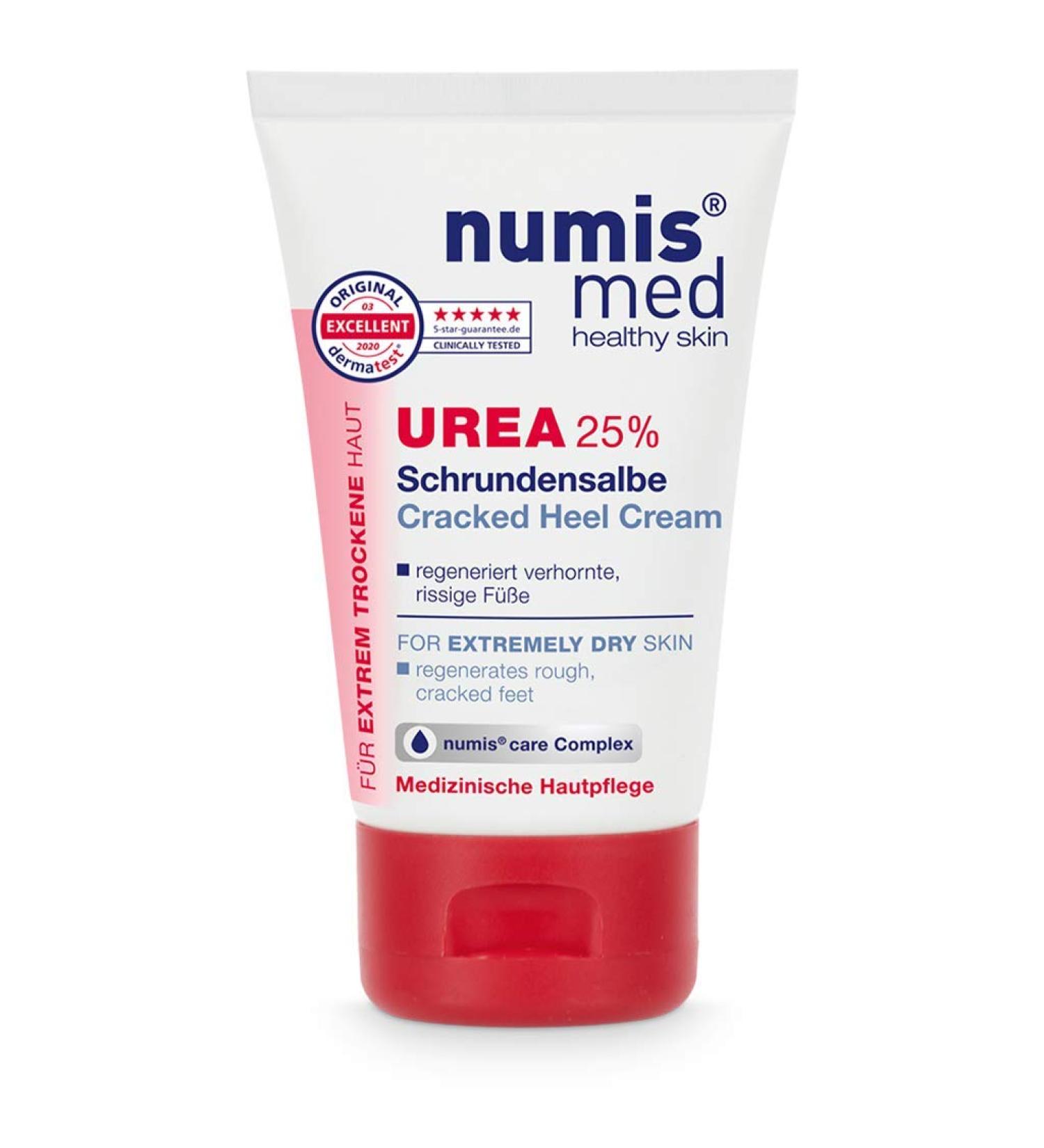 Numis Med Wirring Ointment 25% Urea - Skin-Calming Foot Cream for Cracked Feet - Vegan Silicone & Paraben-Free - 50ml Best Foot Care Solution - Buy Online on SooperMarket.com