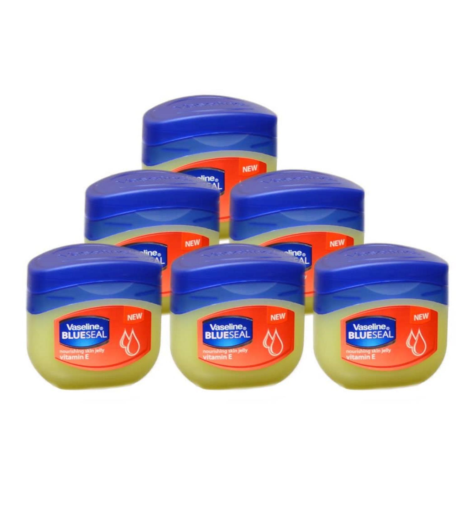 Vaseline BlueSeal Nourishing Skin Jelly 1.7oz (50ml) Pack of 6 with Vitamin E - Buy Now! - Buy Online on SooperMarket.com