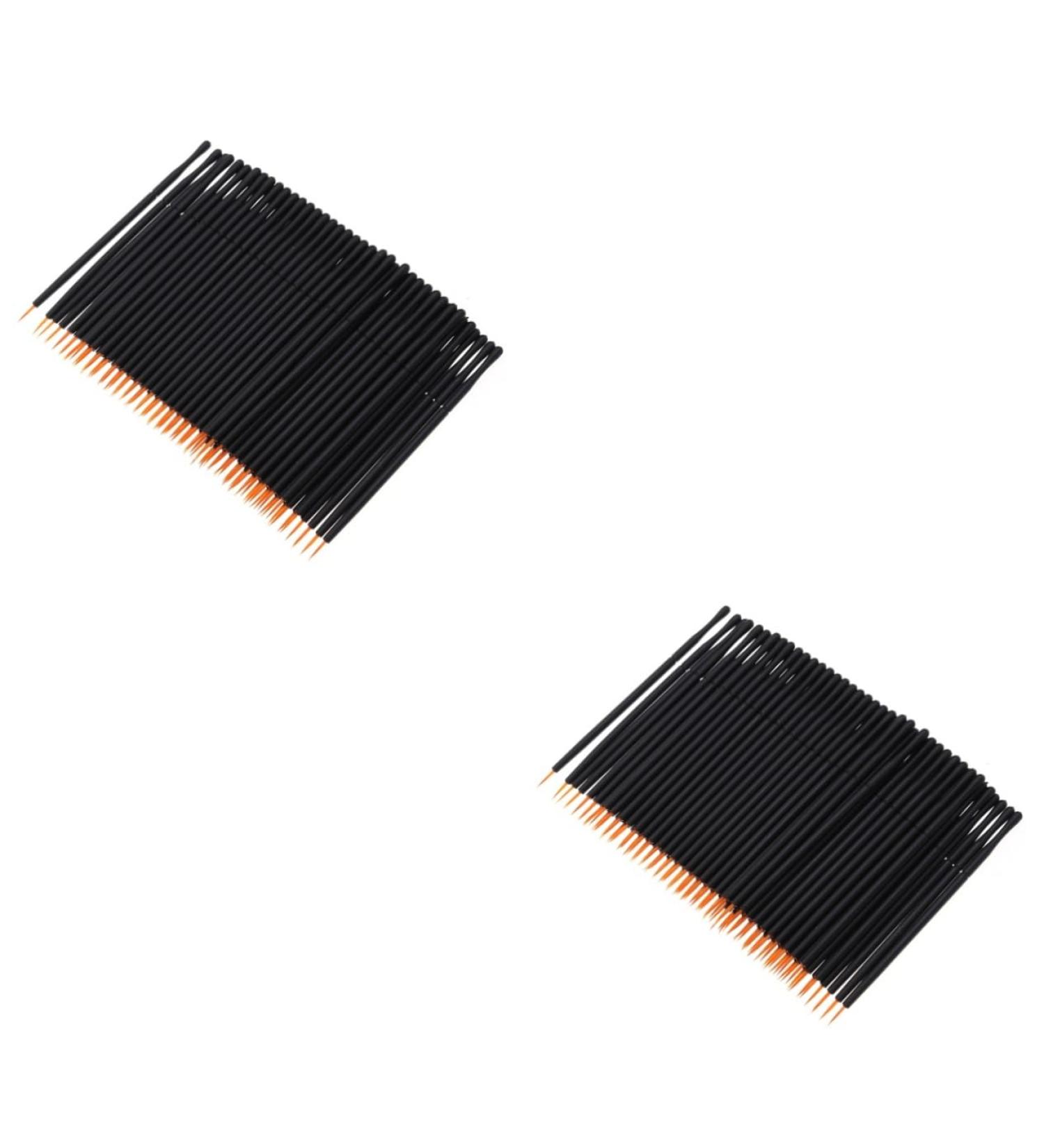 Beavorty 200 Pcs Eyeliner Wand Applicator Makeup Tools Makeup Brush Disposable mediumx2pcs Blackx2pcs - Buy Online on SooperMarket.com