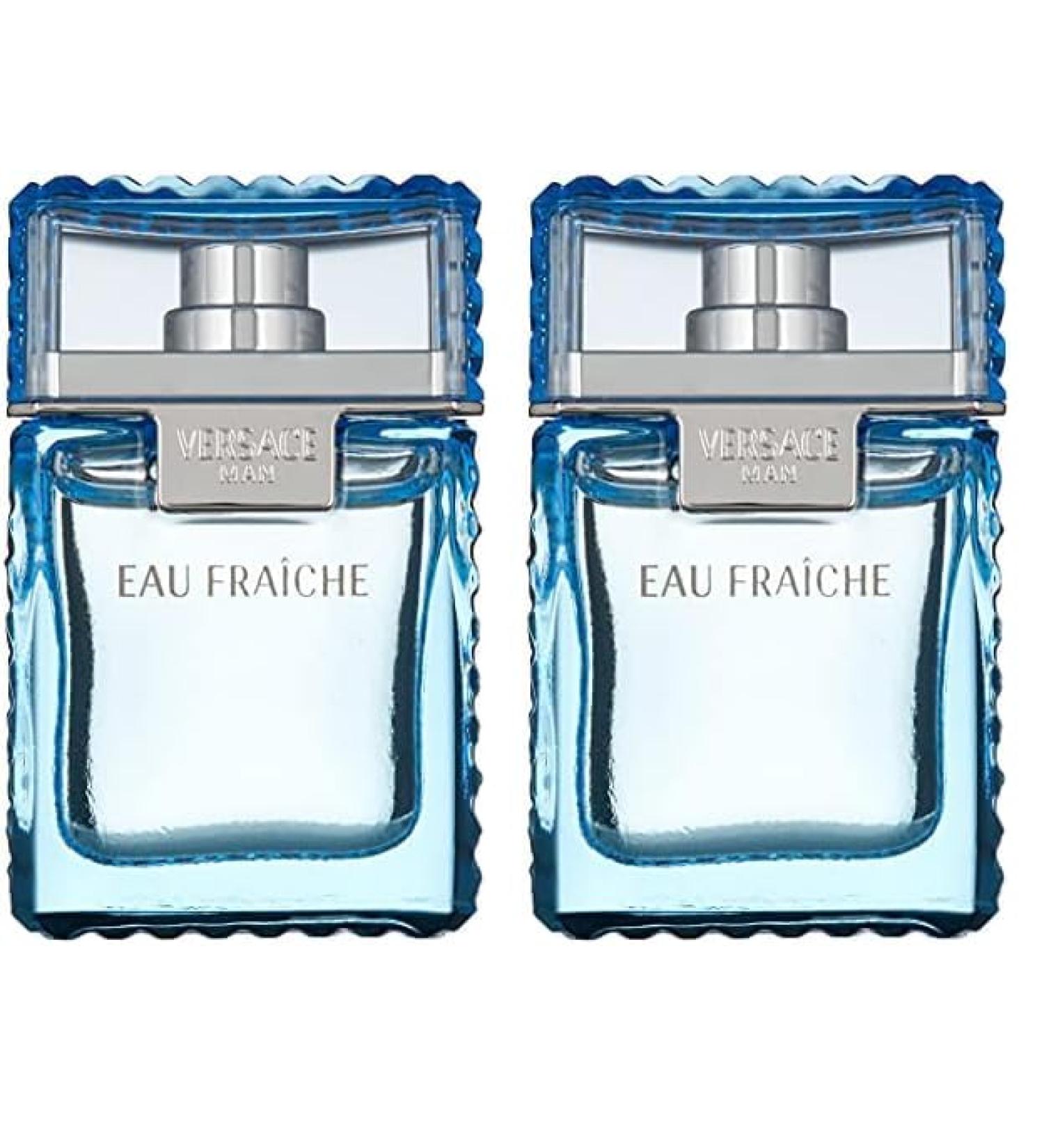 Versace Man Eau Fraiche 0.17 Ounce (Pack of 2) 0.17 Fl Oz (Pack of 2) Versace Man by Versace - Buy Online on SooperMarket.com