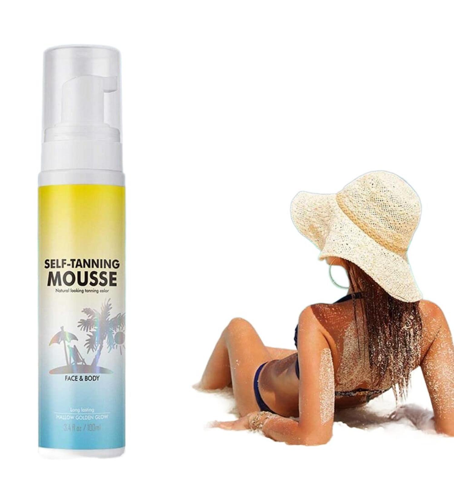 100ml Bronzer Tanning Mousse Cream - Fast-Dry, No Streaks, Sunless Self Tanning Lotion - Buy Online on SooperMarket.com